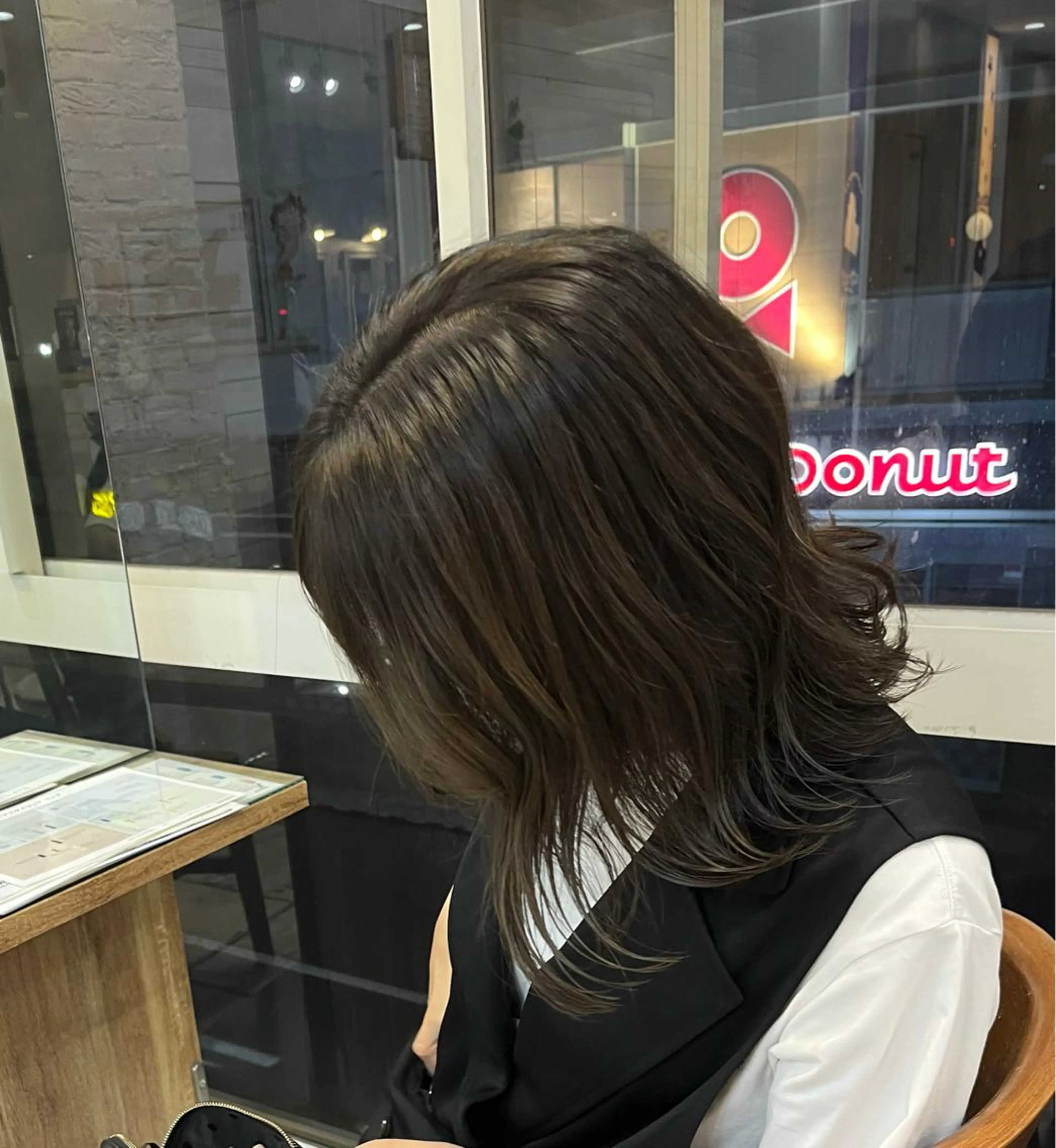 イルミナorアディクシー選べます🧚‍♀️最新オシャレ染めワンカラー+似合わせカット🫧の写真