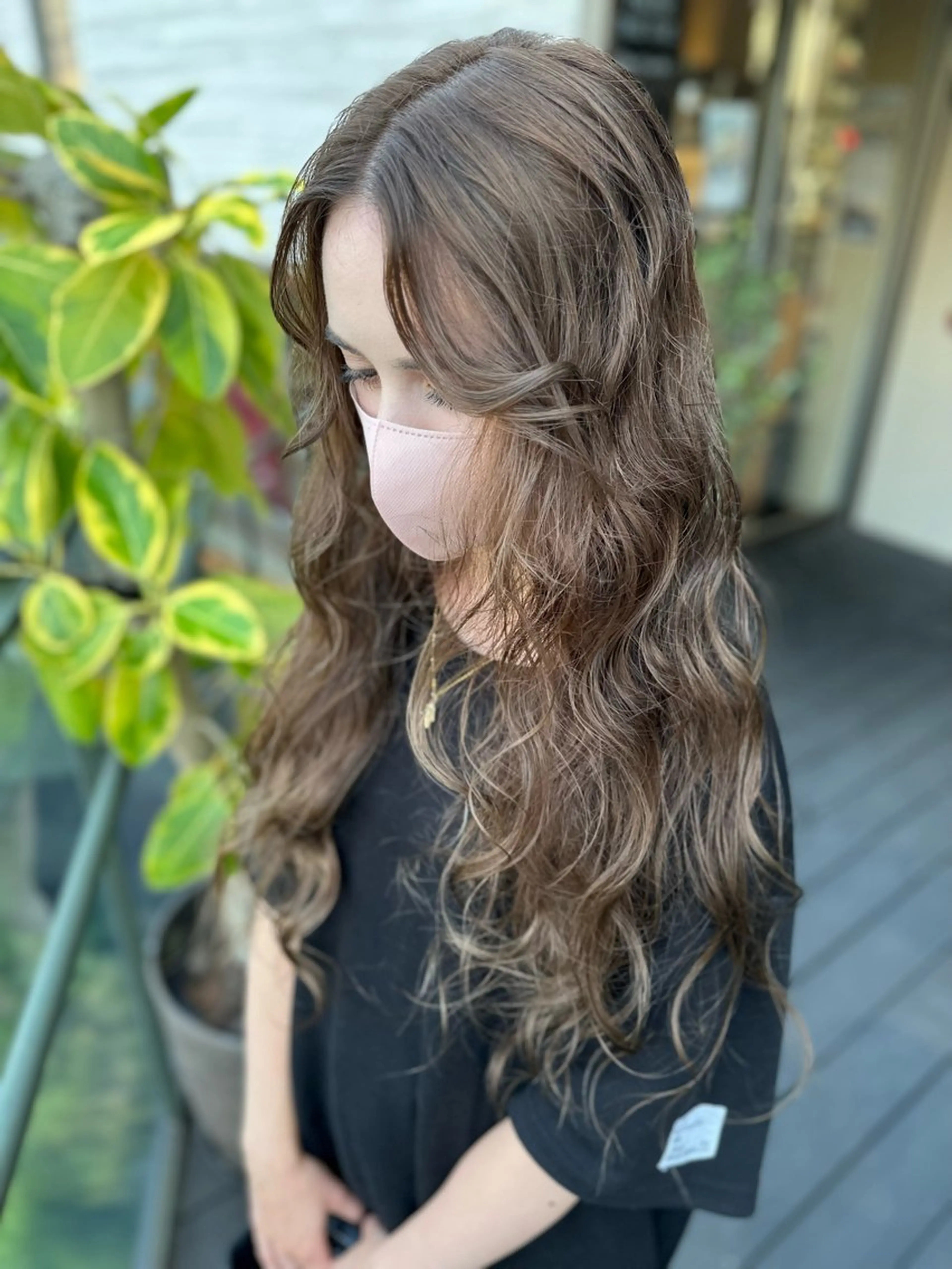 カラー ヘアカラー 韓国風/オシャレ /縮毛矯正/滝口琴未のヘアスタイル