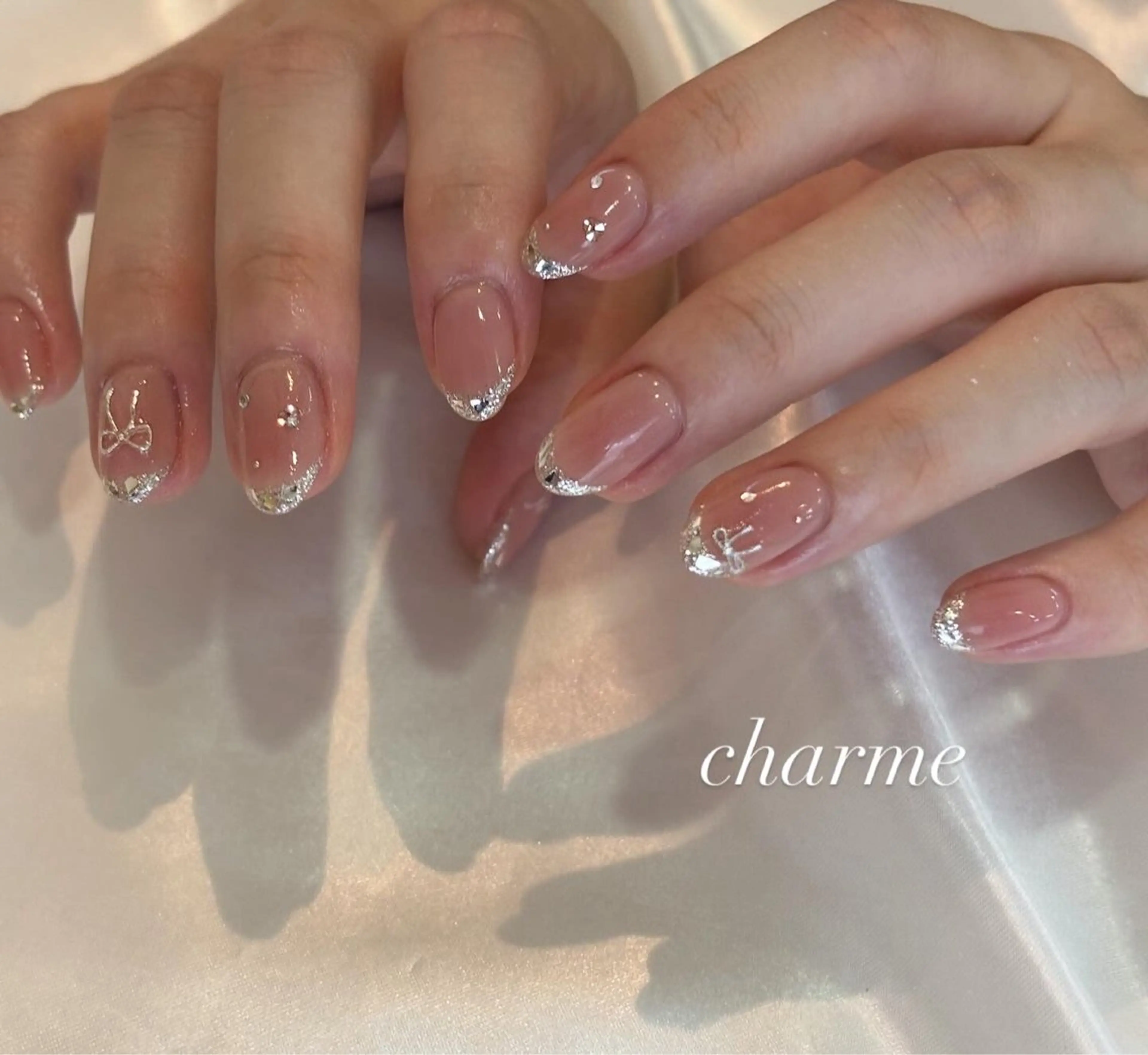 ネイル 持ち込み ハンドネイル charme nailのネイルデザイン