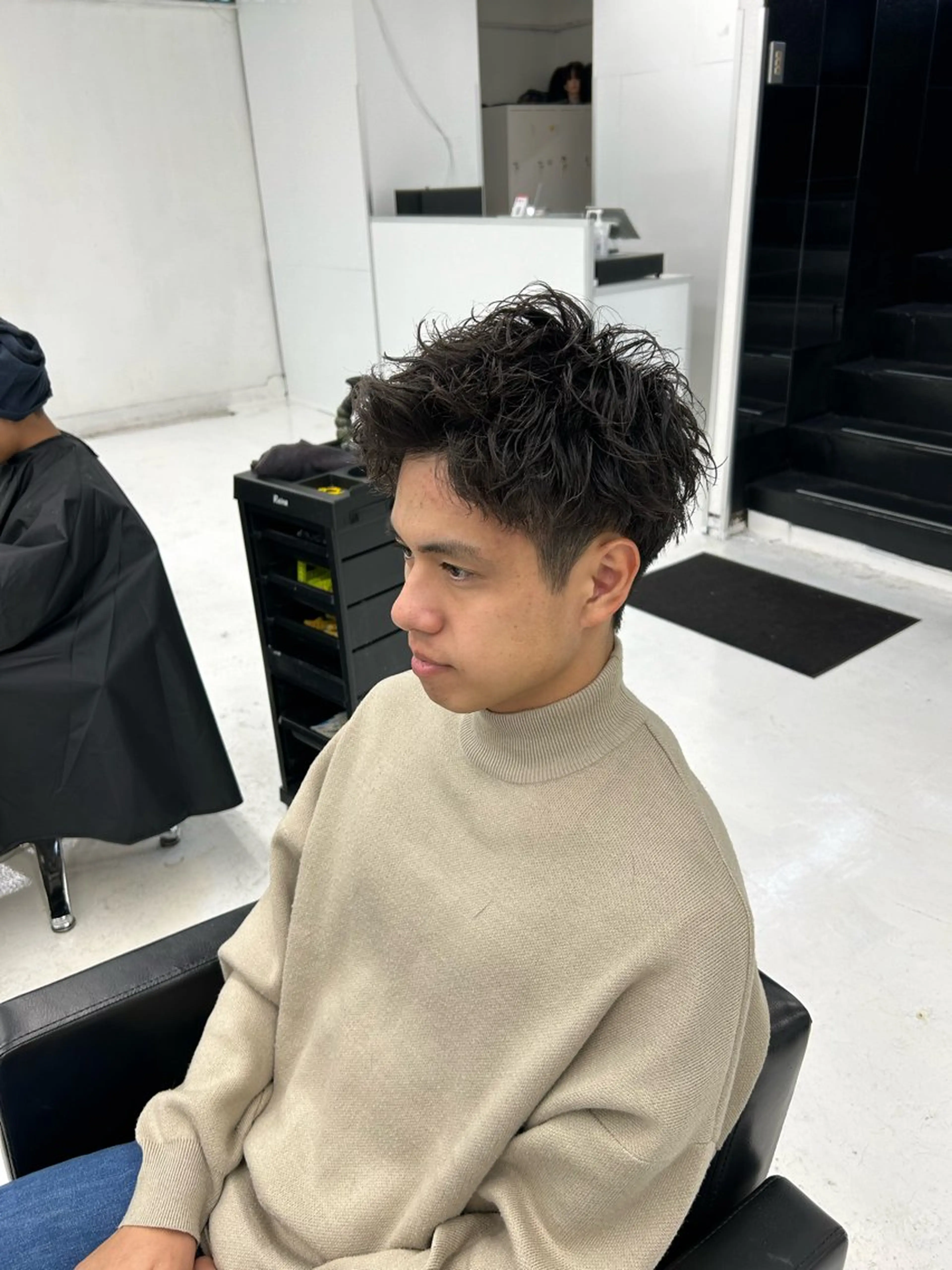 ショート パーマ メンズ メンズパーマ ツイストスパイラルパーマ スパイラルパーマ カット パーマ 【メンズパーマ特化】 🍏網中勇喜のヘアスタイル