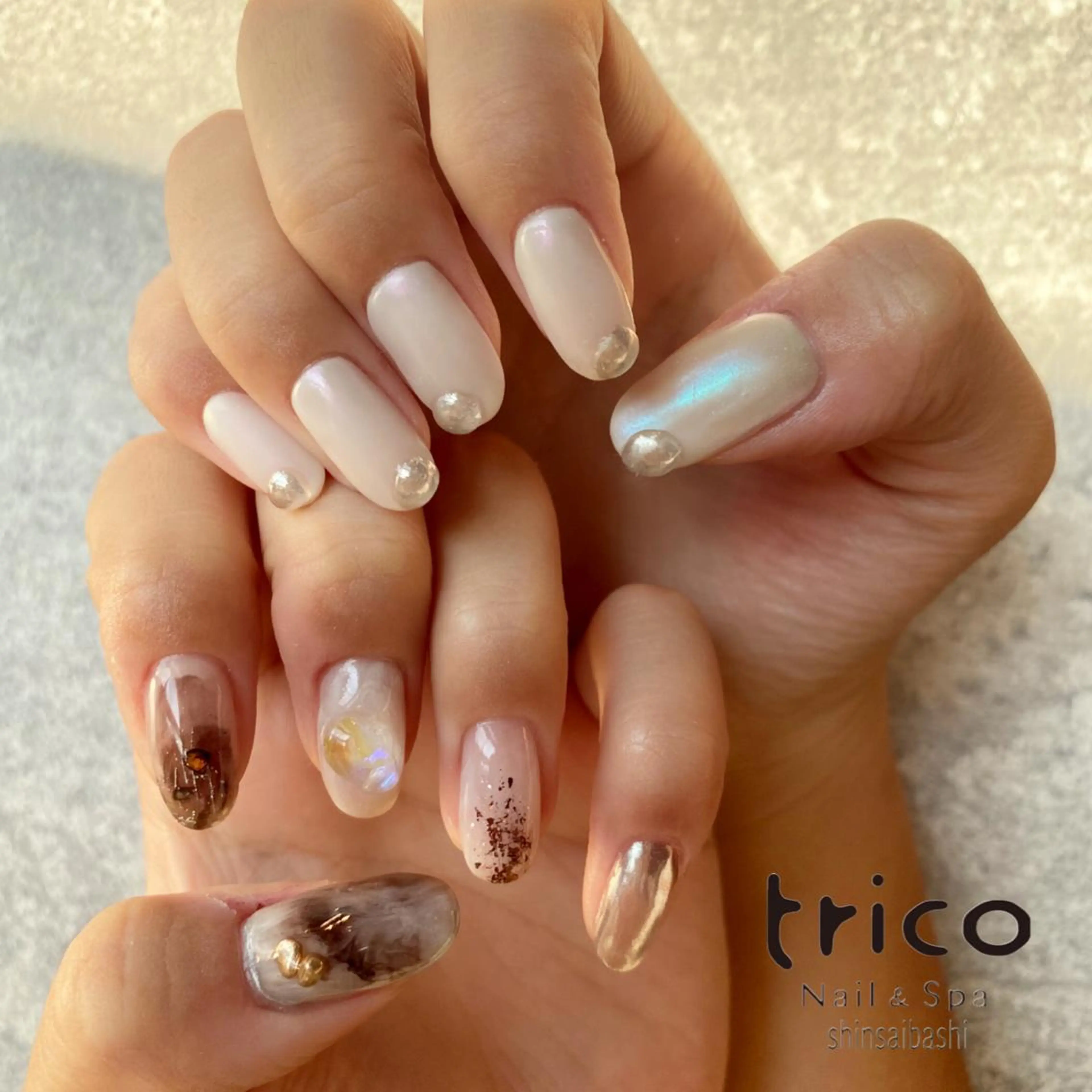 ネイル ハンドネイル 竹本 恵美のネイルデザイン