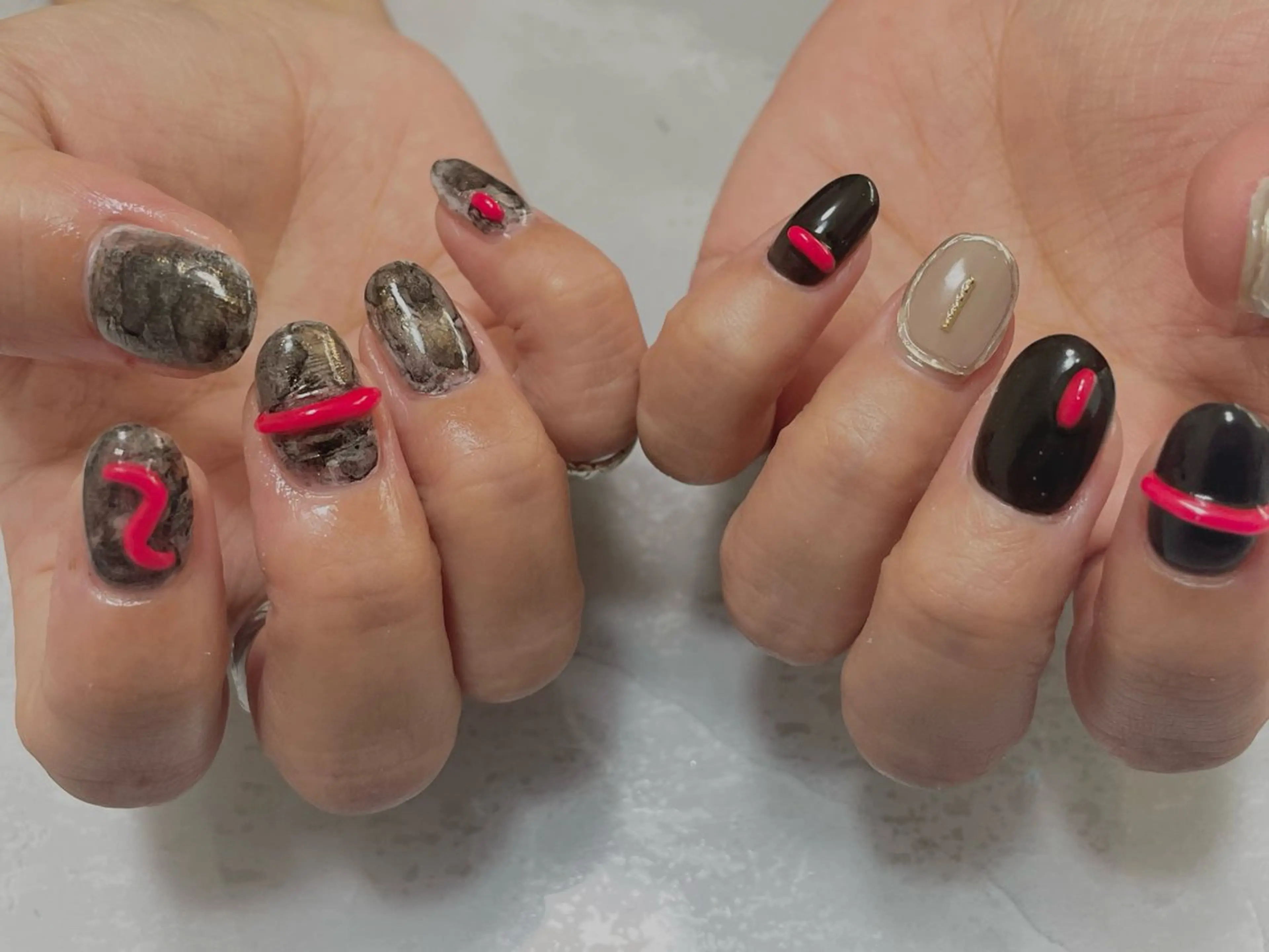 ネイル 宮當 絵里果のネイルデザイン