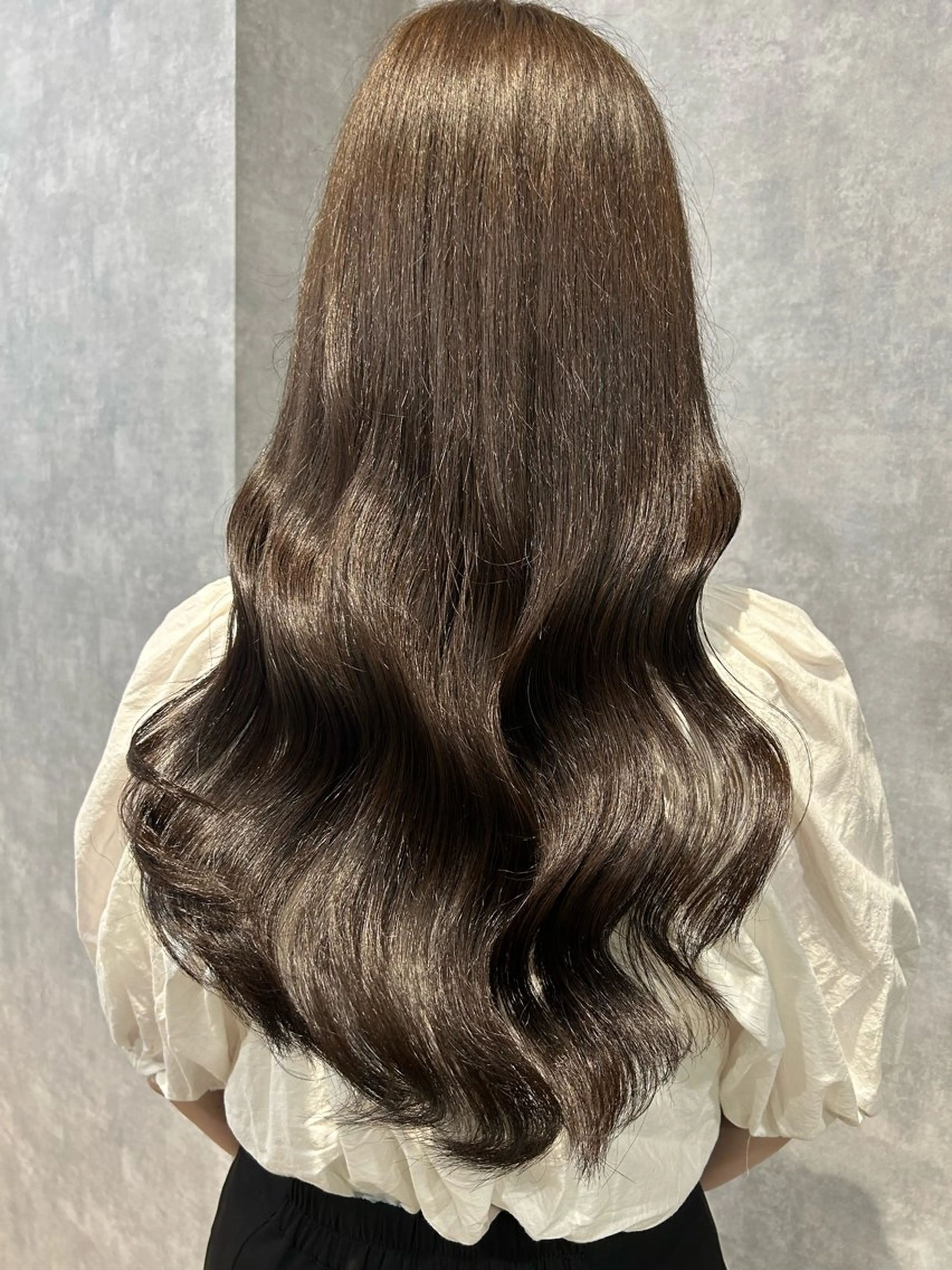 ロング 最新ケアカラー 髪質改善YUTOのヘアスタイル