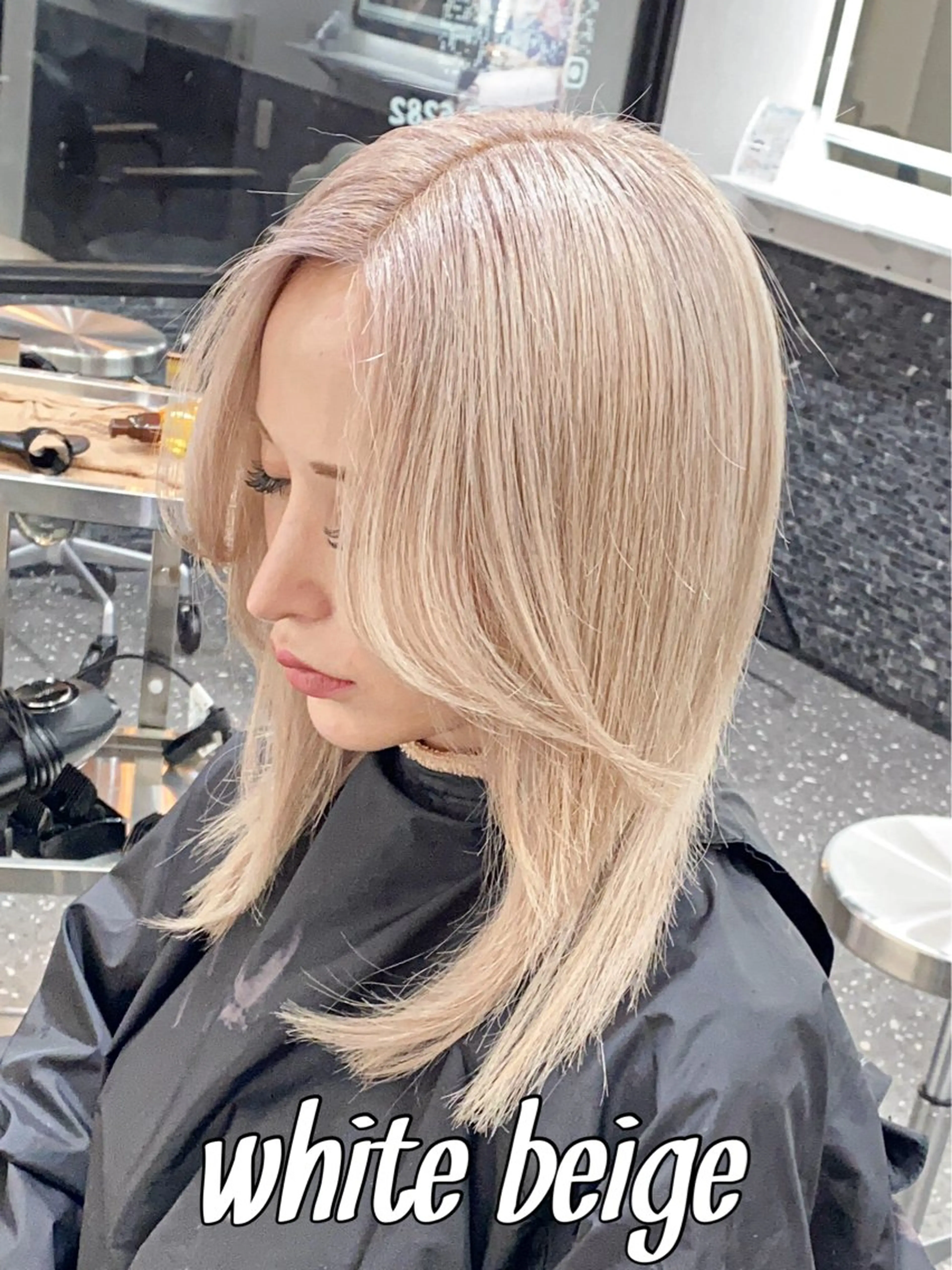 ミディアム カラー パーマ/ダブルカラー ブリーチ⭐️海斗のヘアスタイル