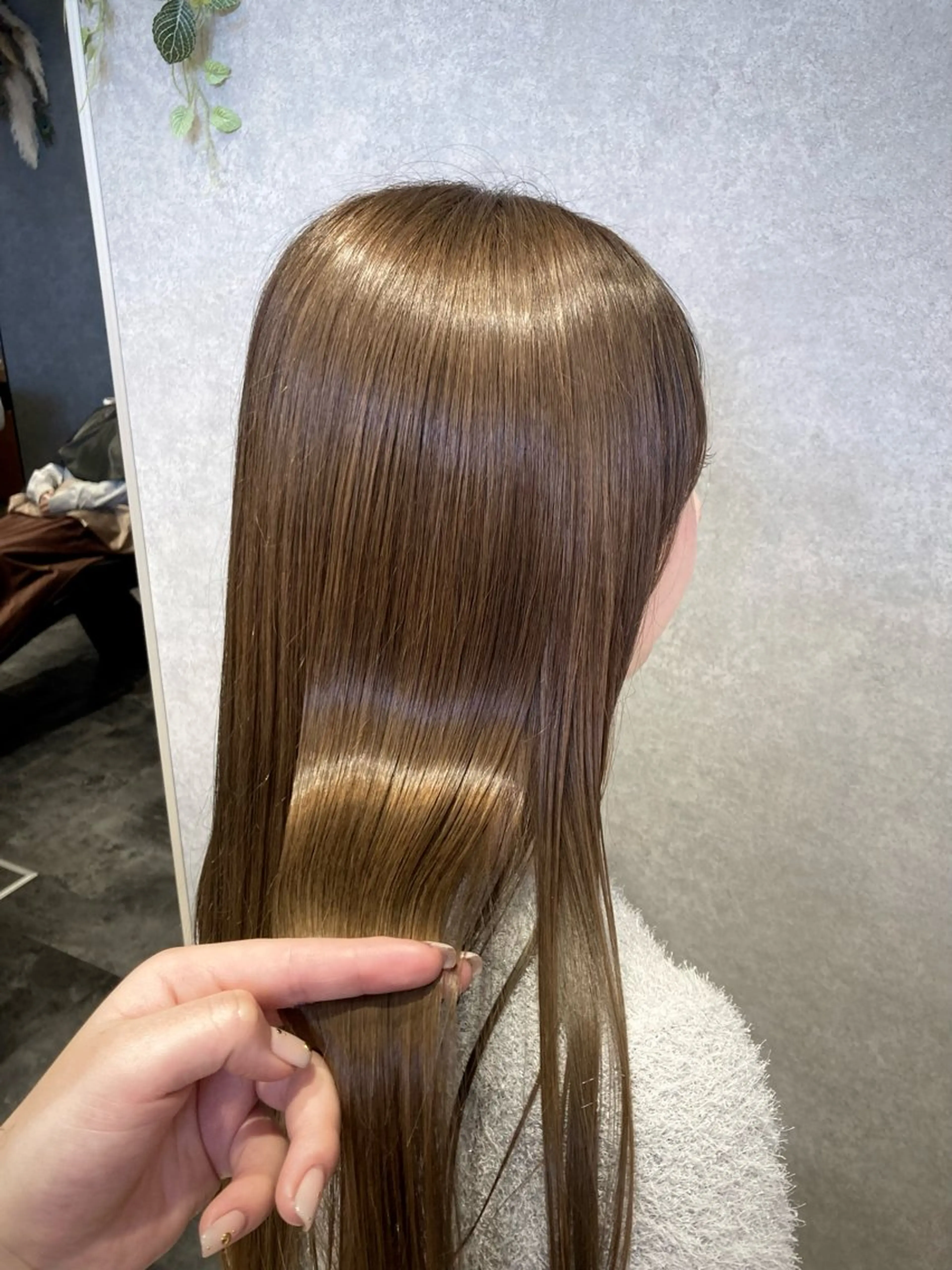 ロング カラー 髪質改善 砂川朱音⌇鶴見区横堤 ⌇抜け感ヘア⌇韓国風のヘアスタイル