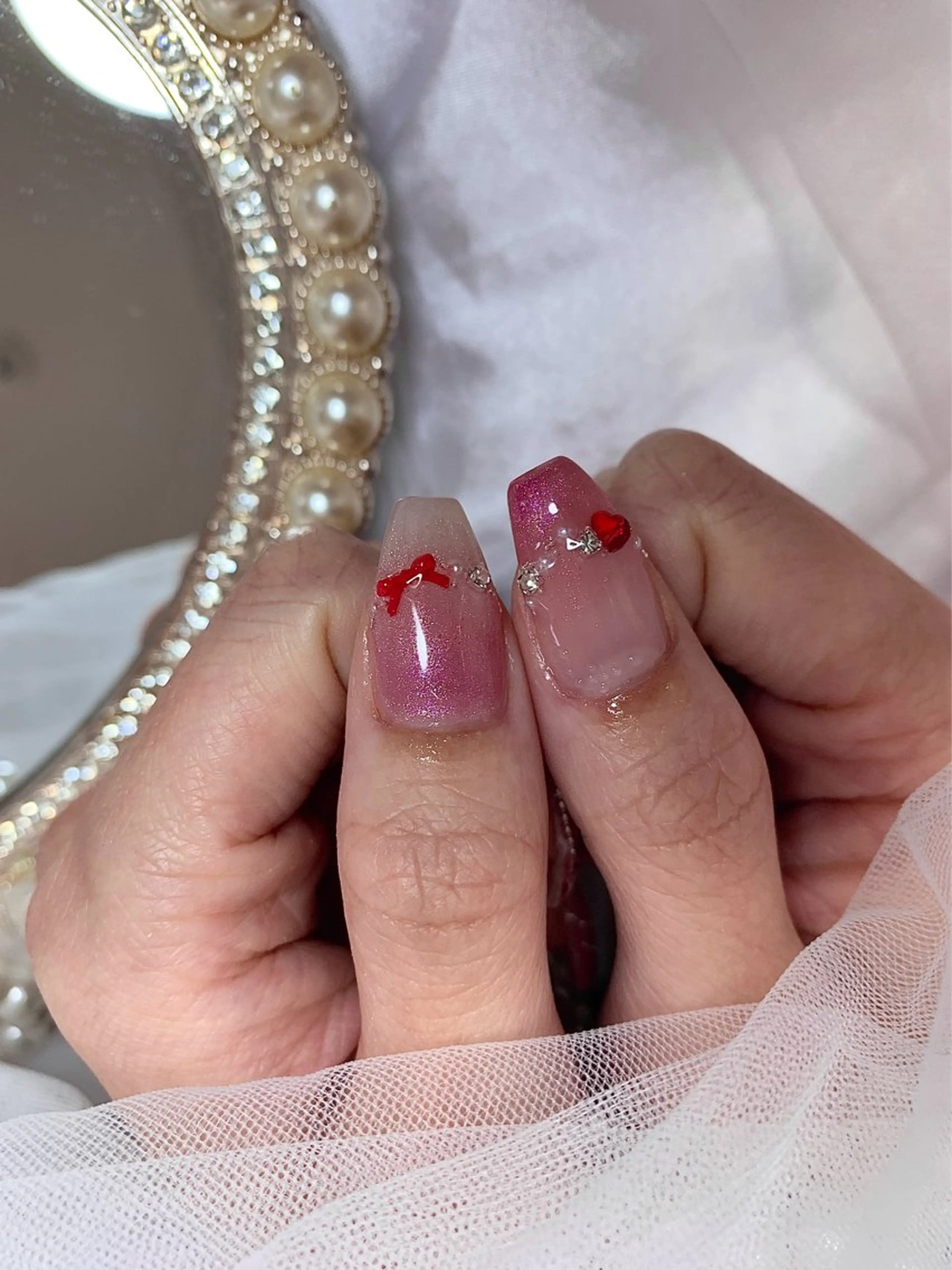 ネイル ハンドネイル La neige* yuki 🥯🍑のネイルデザイン