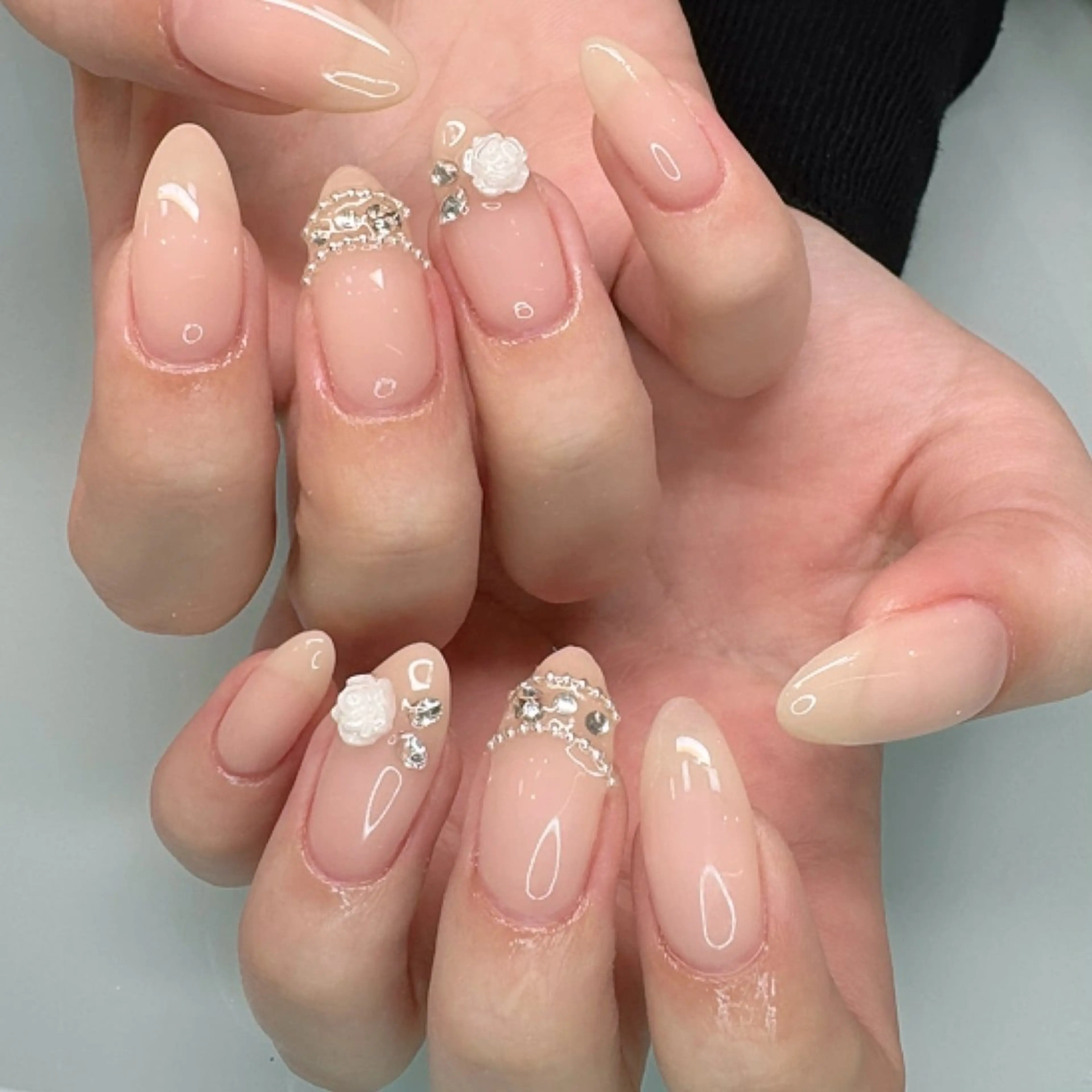 ネイル ハンドネイル 🎀sao🎀銀座 韓国/ワンホンネイルのネイルデザイン