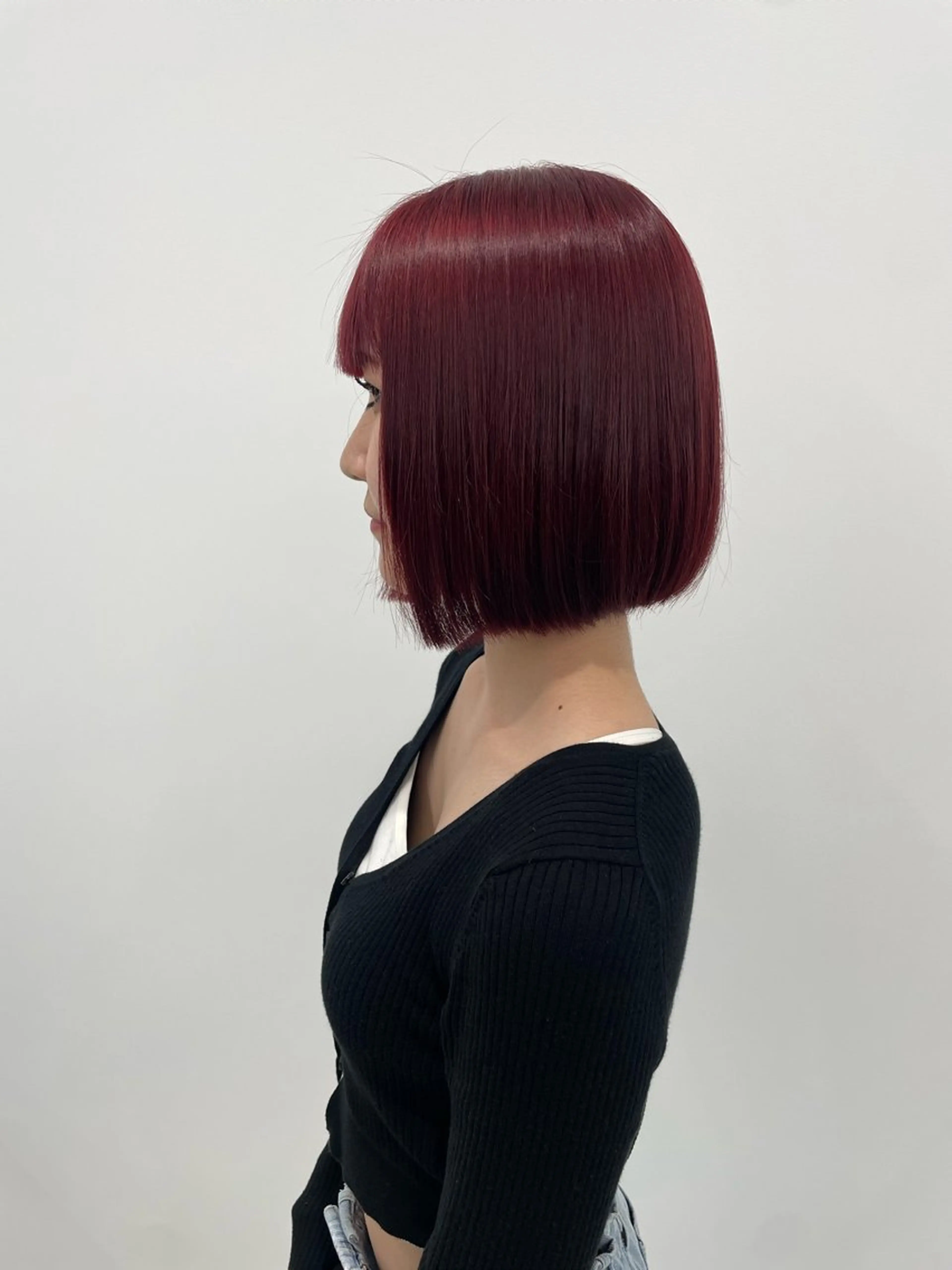 ミディアム カラー エフェクトブリーチ／ レイヤーカット／翔のヘアスタイル