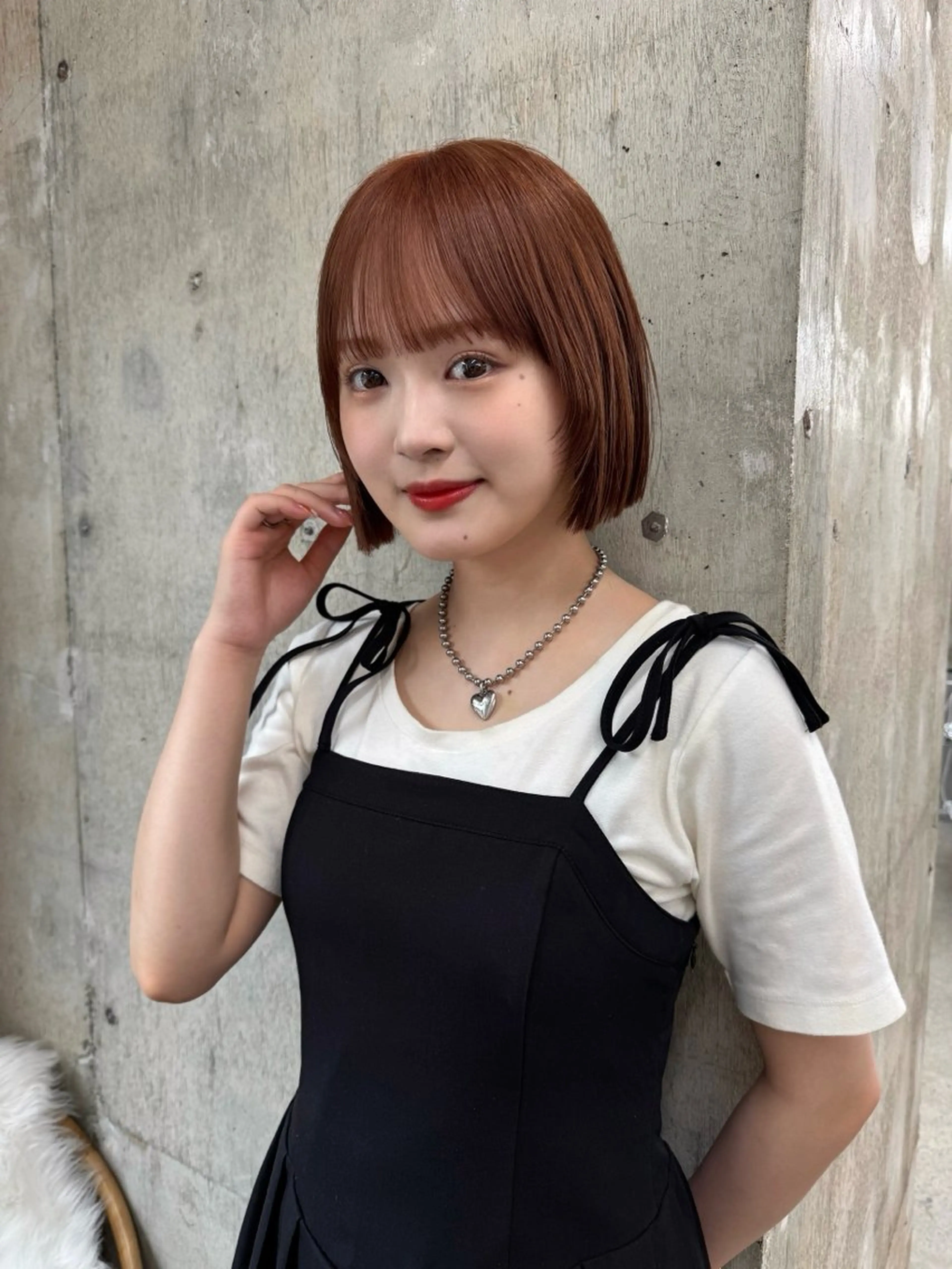 ショート カラー カット ヘアカラー トリートメント yuuka/ボブ/ダ ブルカラー/髪質改善のヘアスタイル