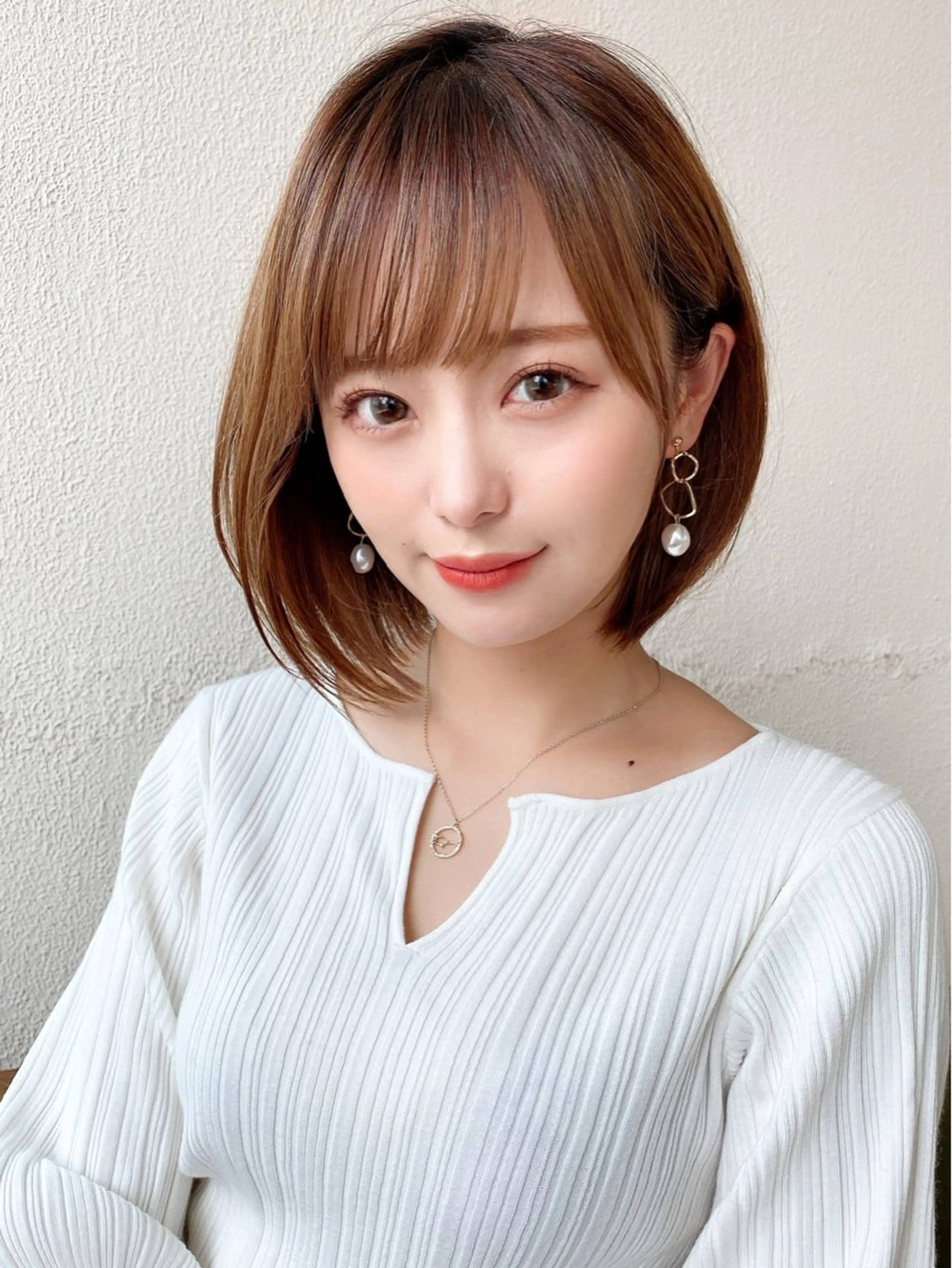ショート 前下がりボブ ボブ 顔周りカット 伸ばしかけ 髪質改善 カット ヘアカラー トリートメント 井上晃輔/ショート /ボブ/ミディアムのヘアスタイル