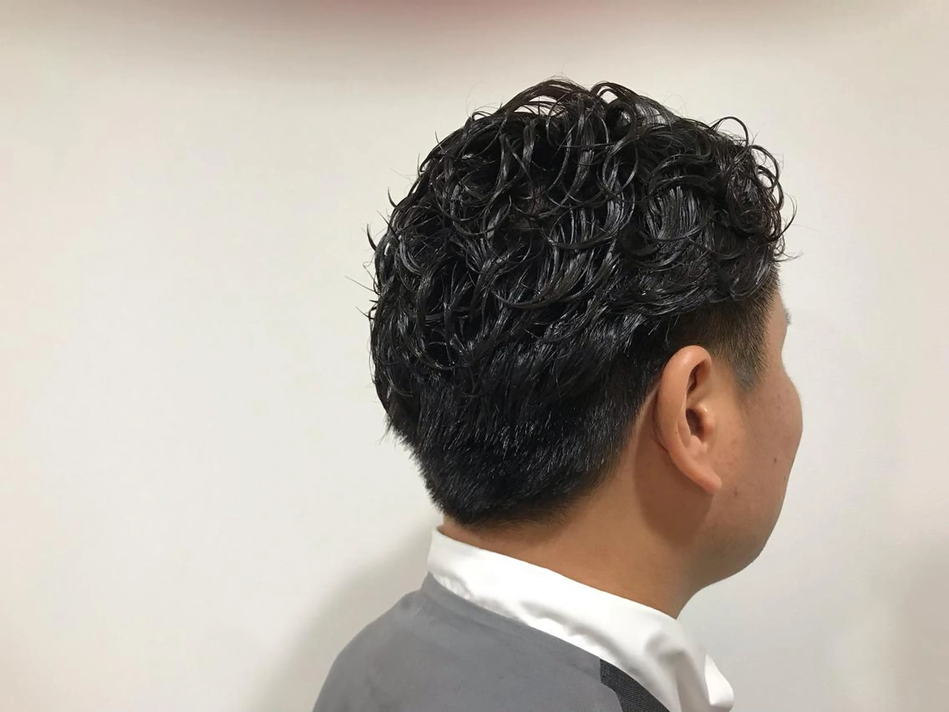 パーマ メンズ 暖色カラー🍊 ボブ🌿顔周りcutのヘアスタイル