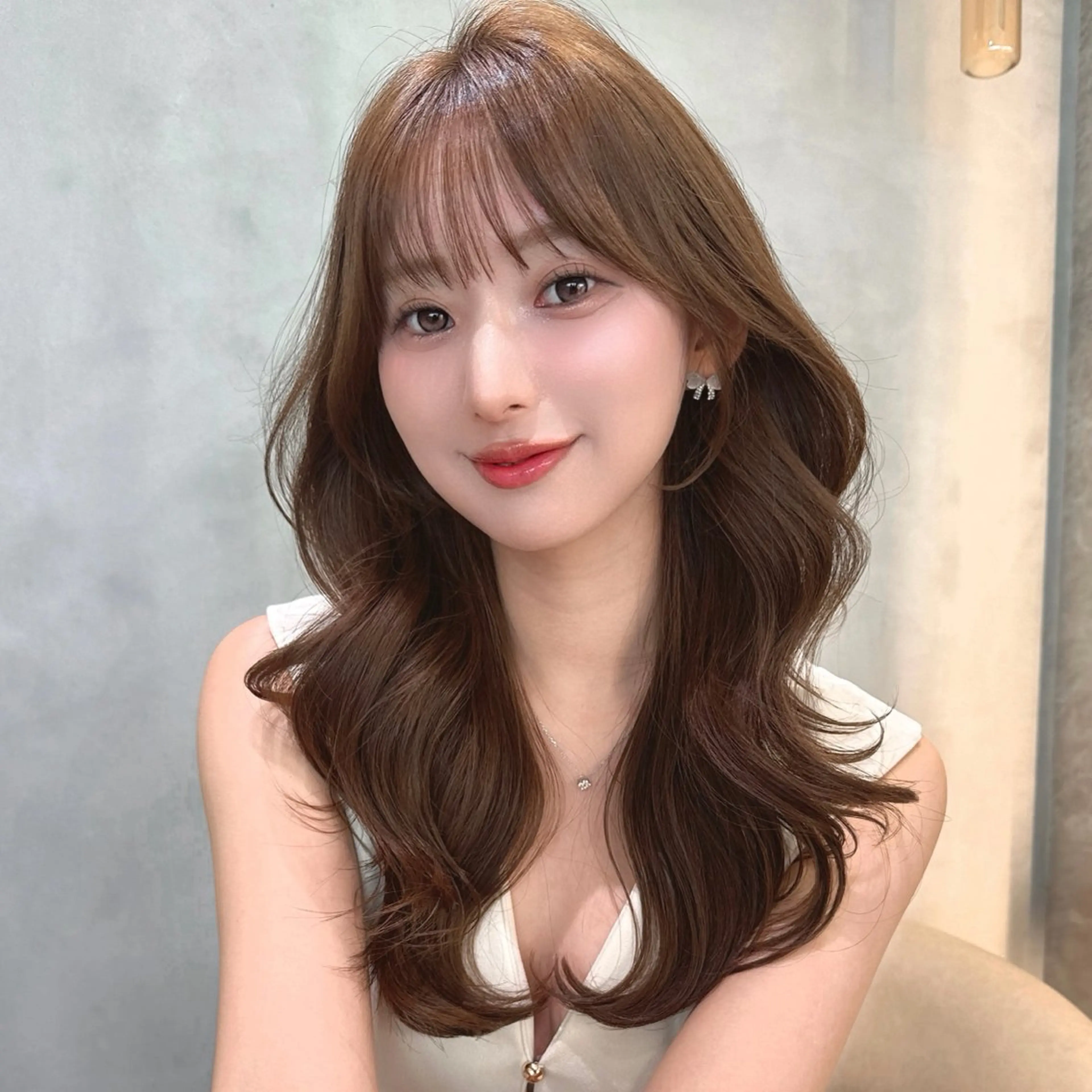 ロング カラー カット ヘアカラー トリートメント 岡田洸太|似合わせ× モテ髪×美髪提案🤎のヘアスタイル