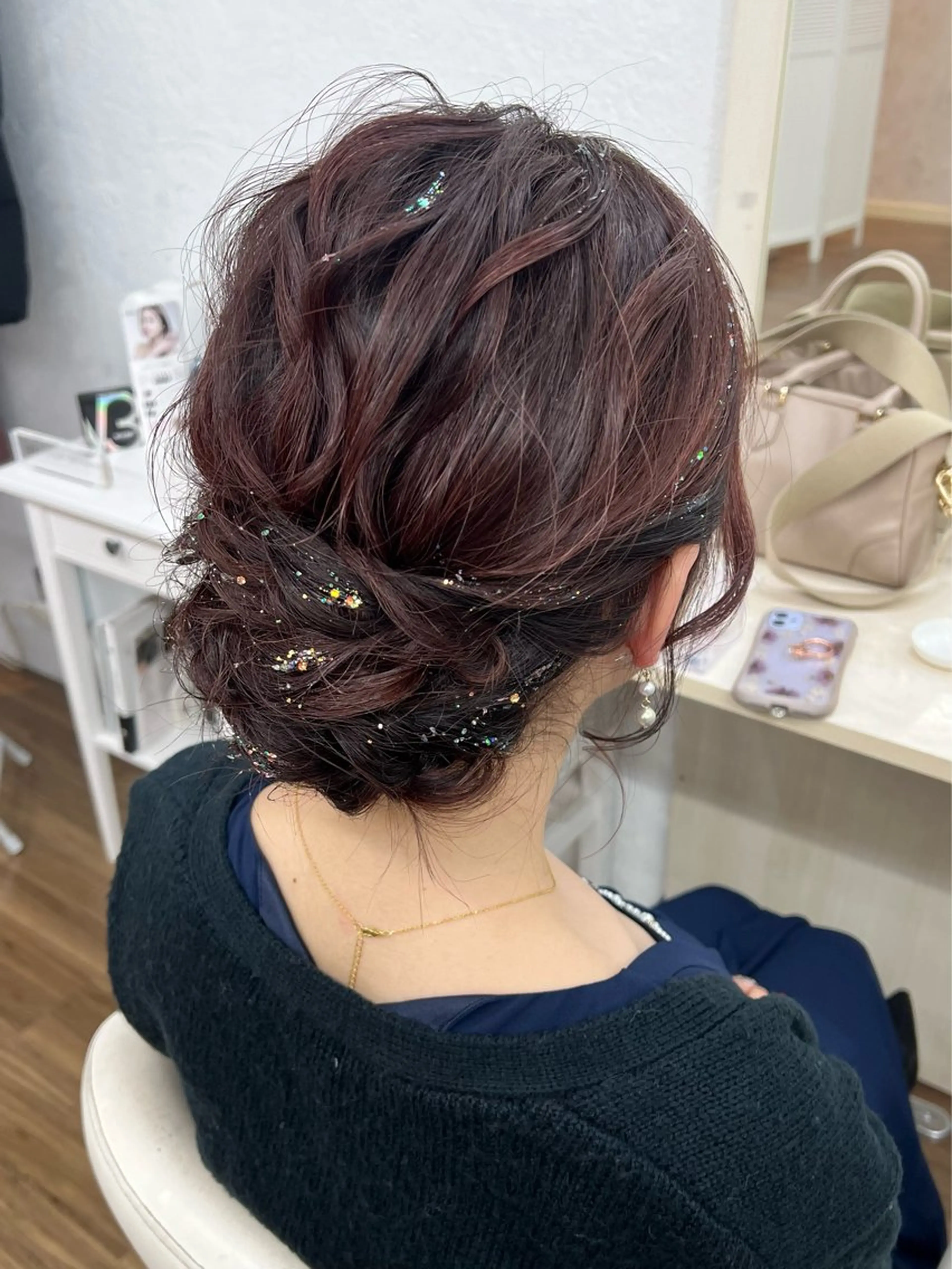 ヘアアレンジ ヘアセット GLOSS 心斎橋 山上のヘアスタイル