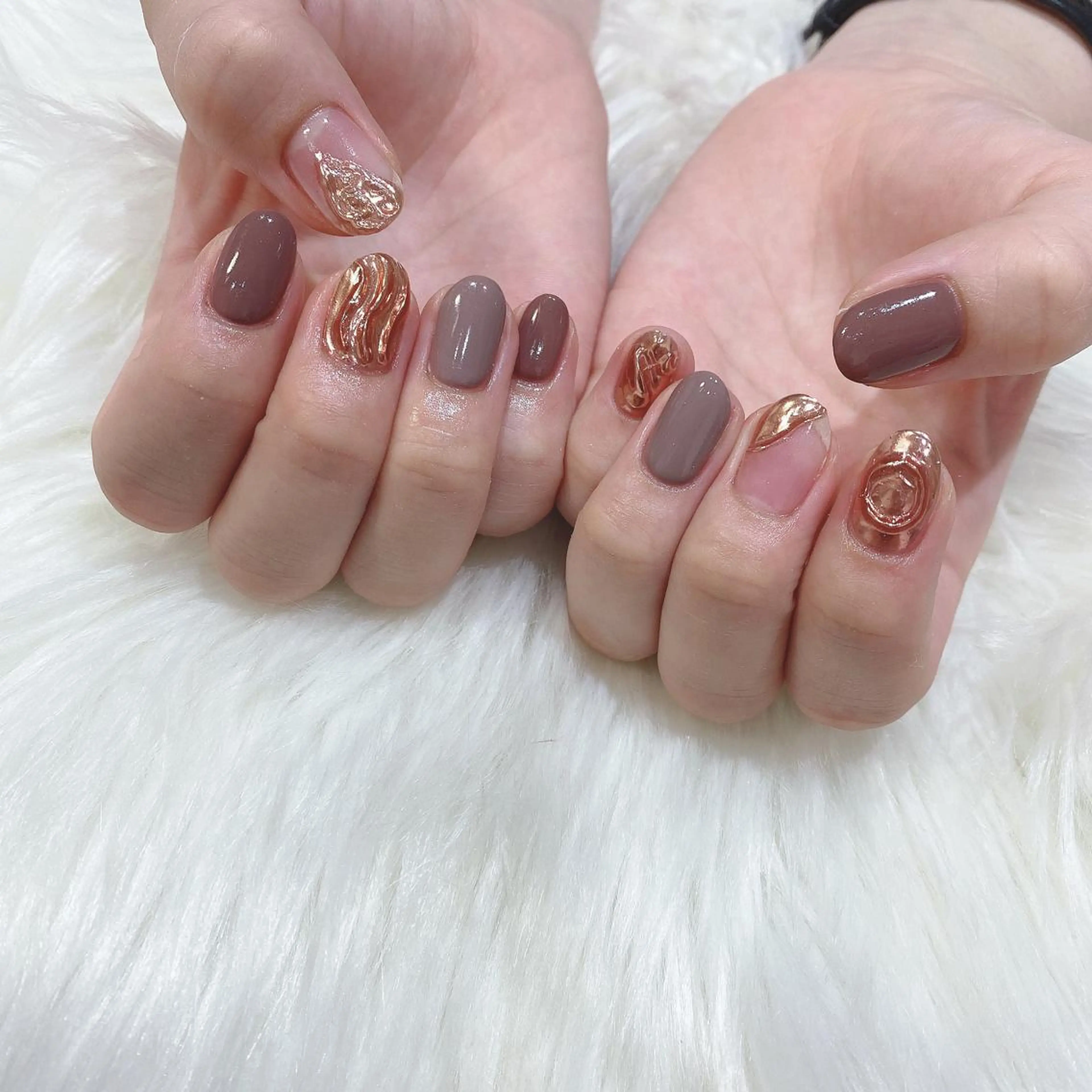 ネイル ハンドネイル 西岡 杏のネイルデザイン