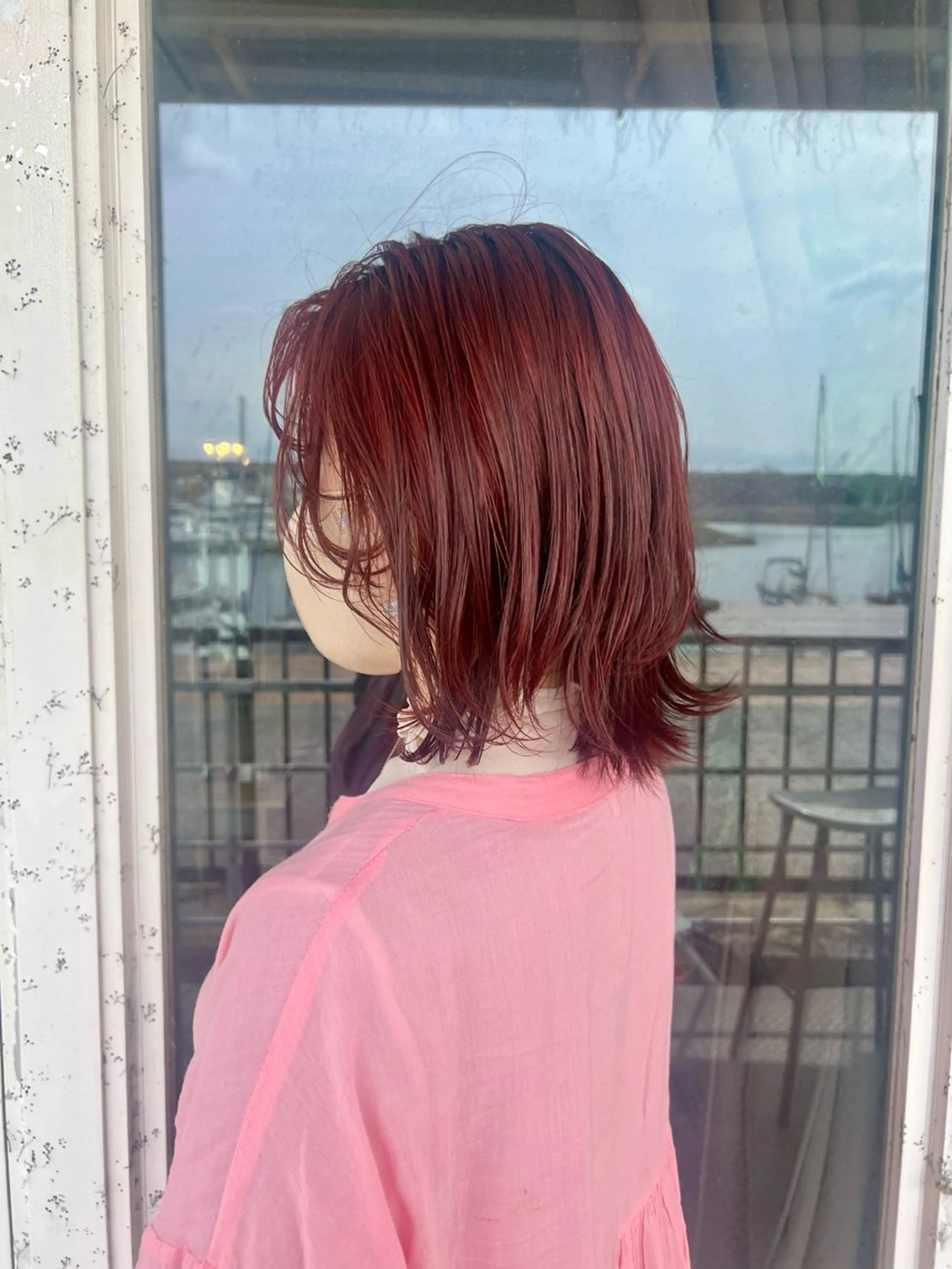 カラー ブリーチ ブリーチなしカラー レッドカラー ヘアカラー CAOLILA /Sakiのヘアスタイル