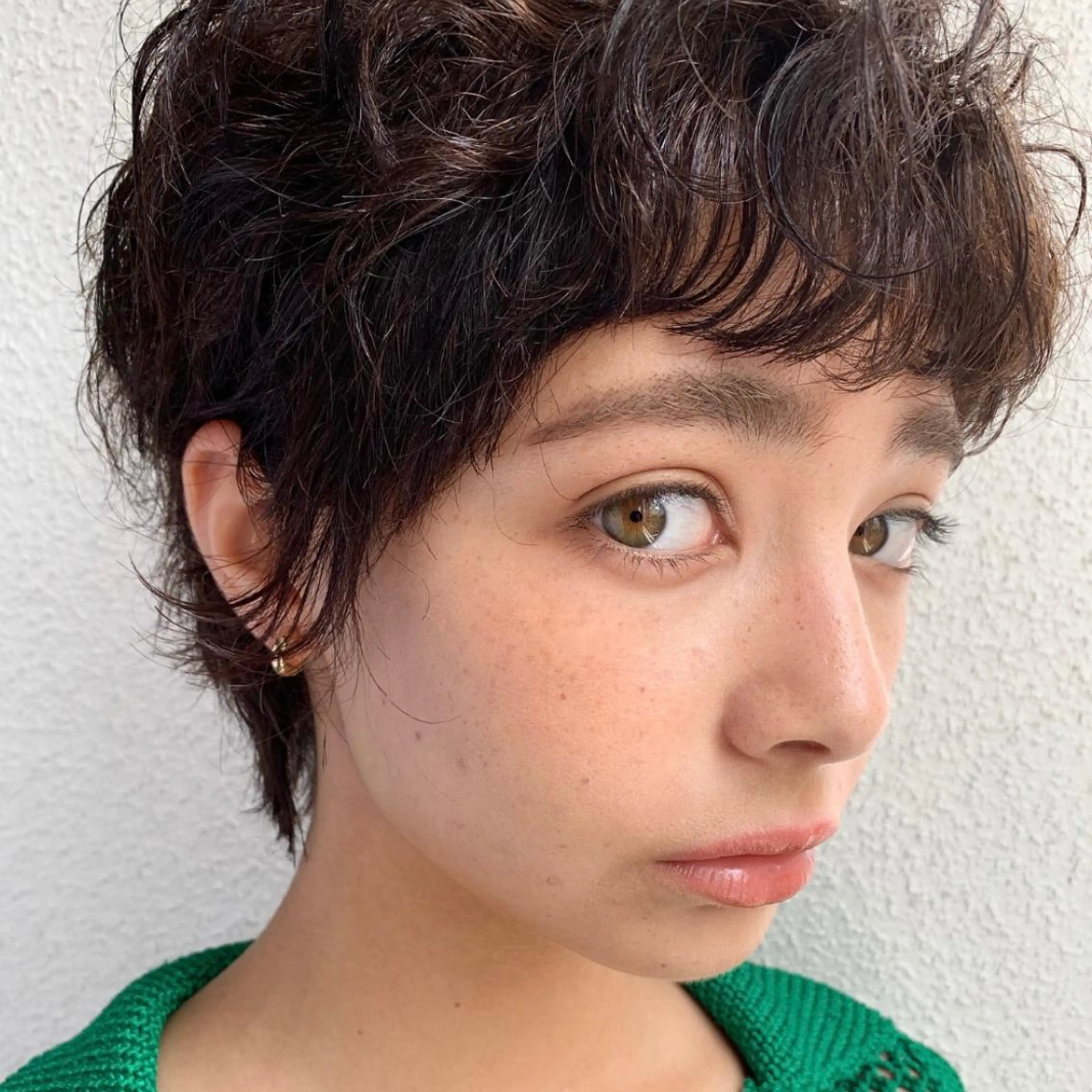 ショート カラー パーマ ベリーショート ショートヘア 韓国ヘア /男女❄️ 細江 美紅のヘアスタイル