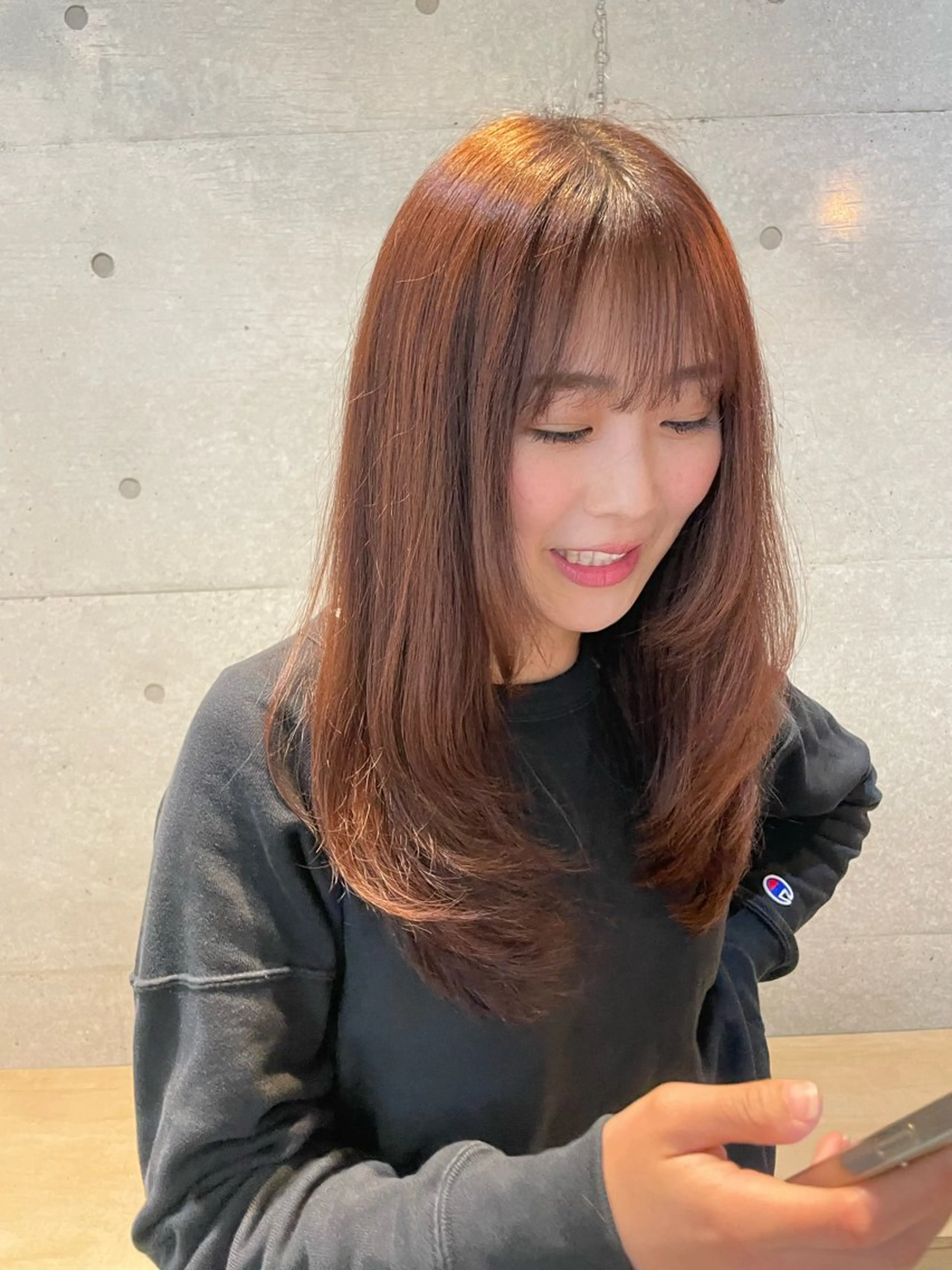 ロング 【arc】Ruri コテ巻き風パーマのヘアスタイル