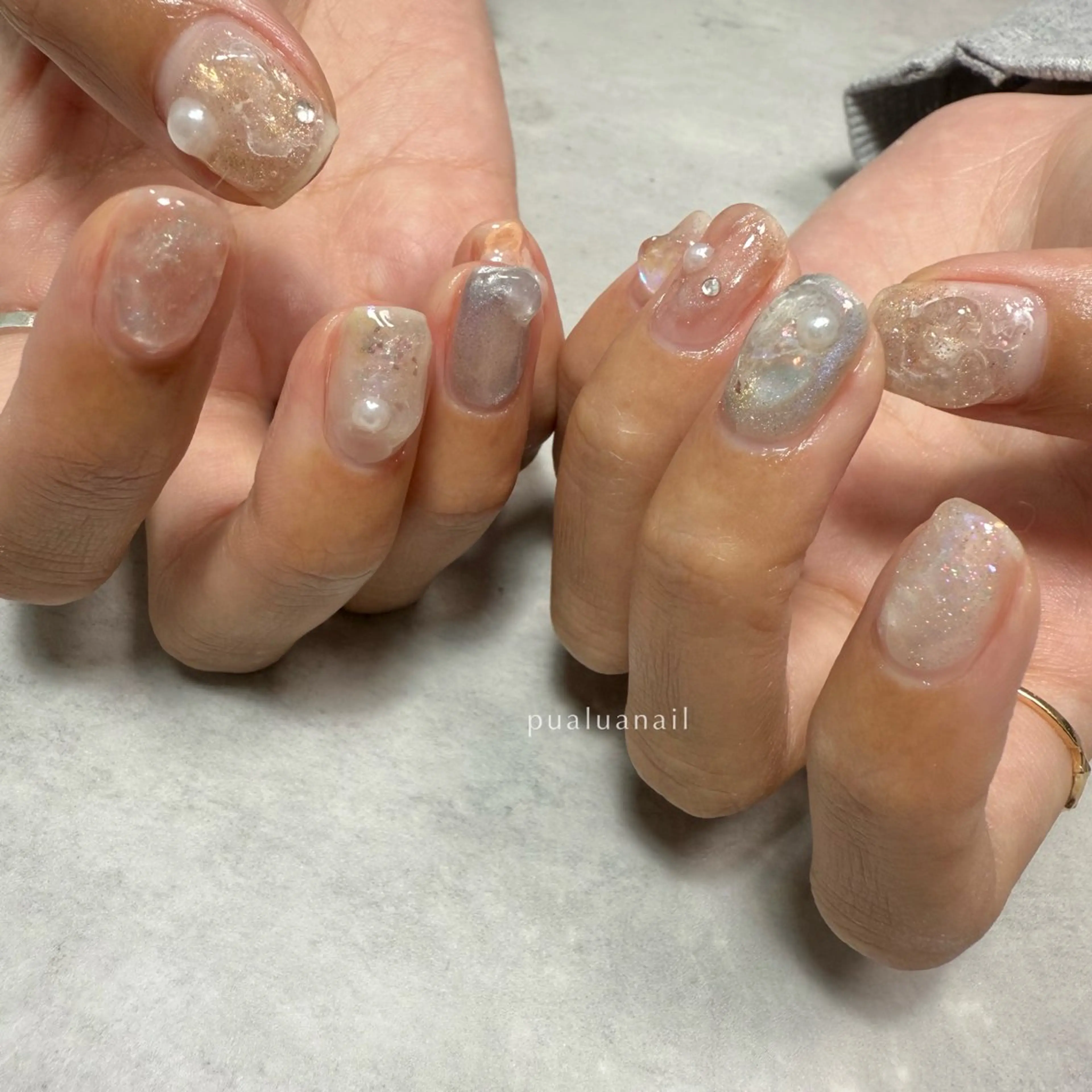 ネイル ハンドネイル pualua miharuのネイルデザイン