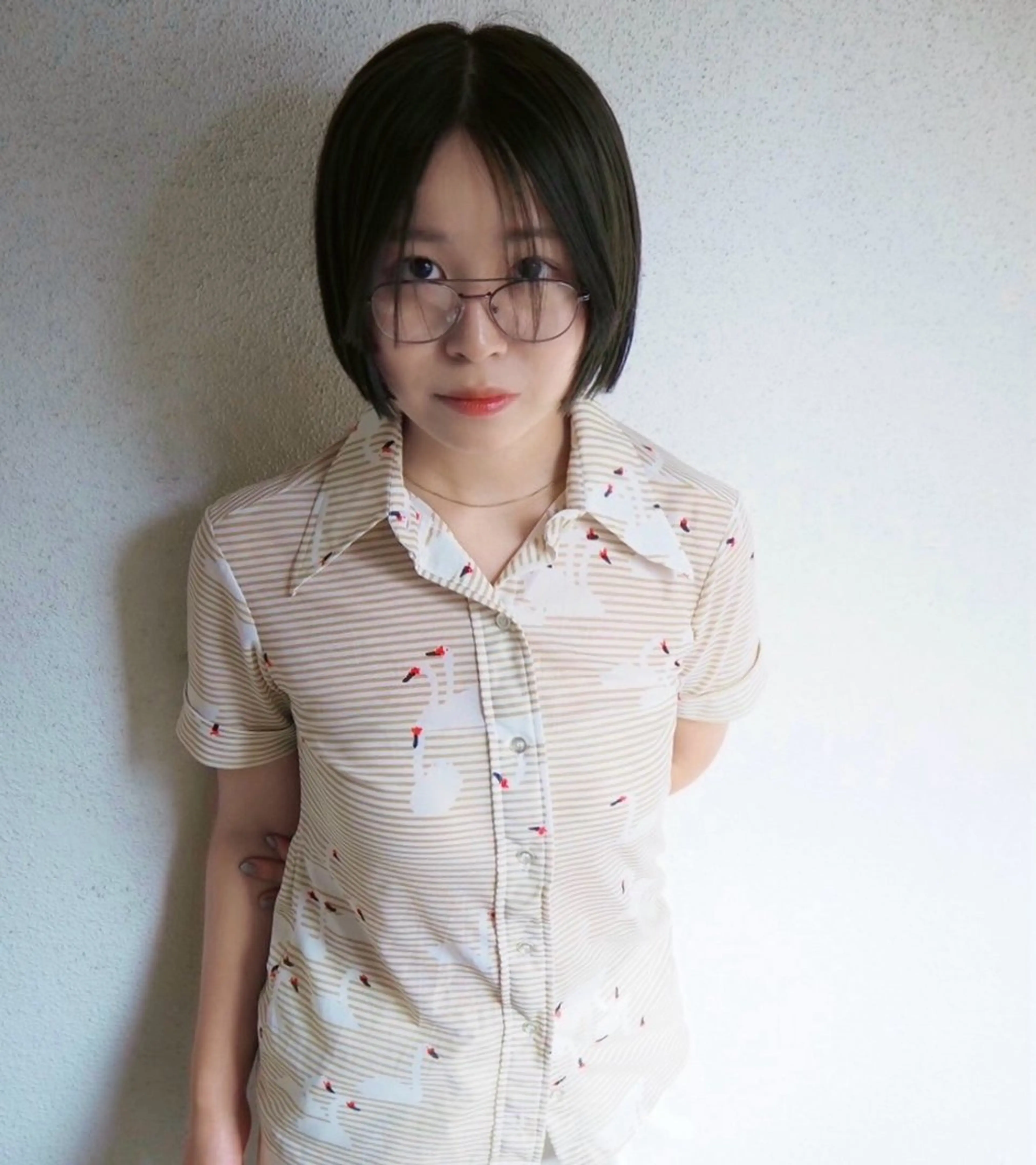 カラー ボブ 南部 綾音のヘアスタイル