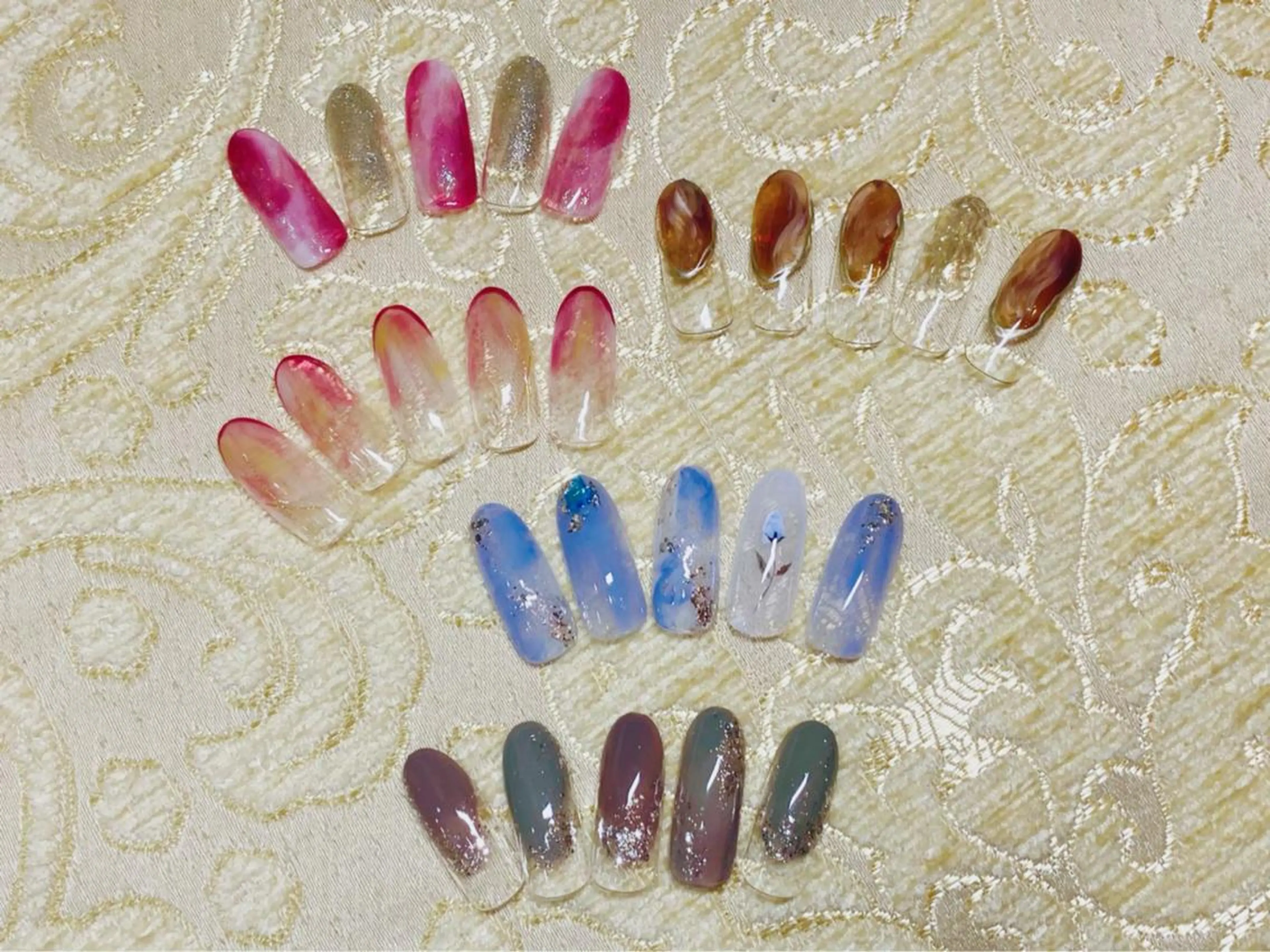 ネイル アートネイル ニュアンスネイル éclat所属・éclat エクラのネイルデザイン