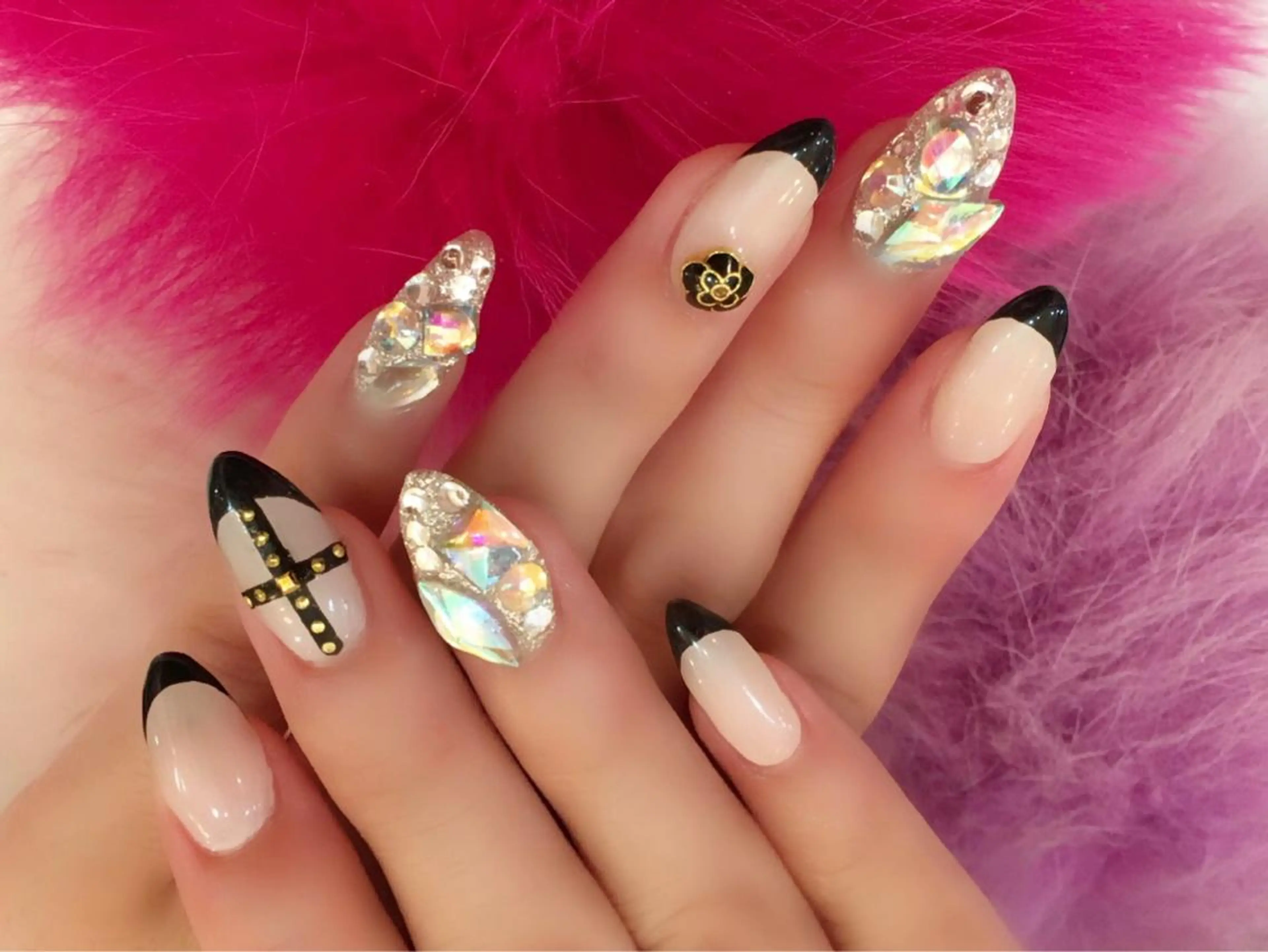 セミロング カラー メンズ キッズ ネイル 卒業式のヘアスタイル アートネイル ジェルネイル 卒業式 メンズネイル NAILSGOGO shibuyaのネイルデザイン