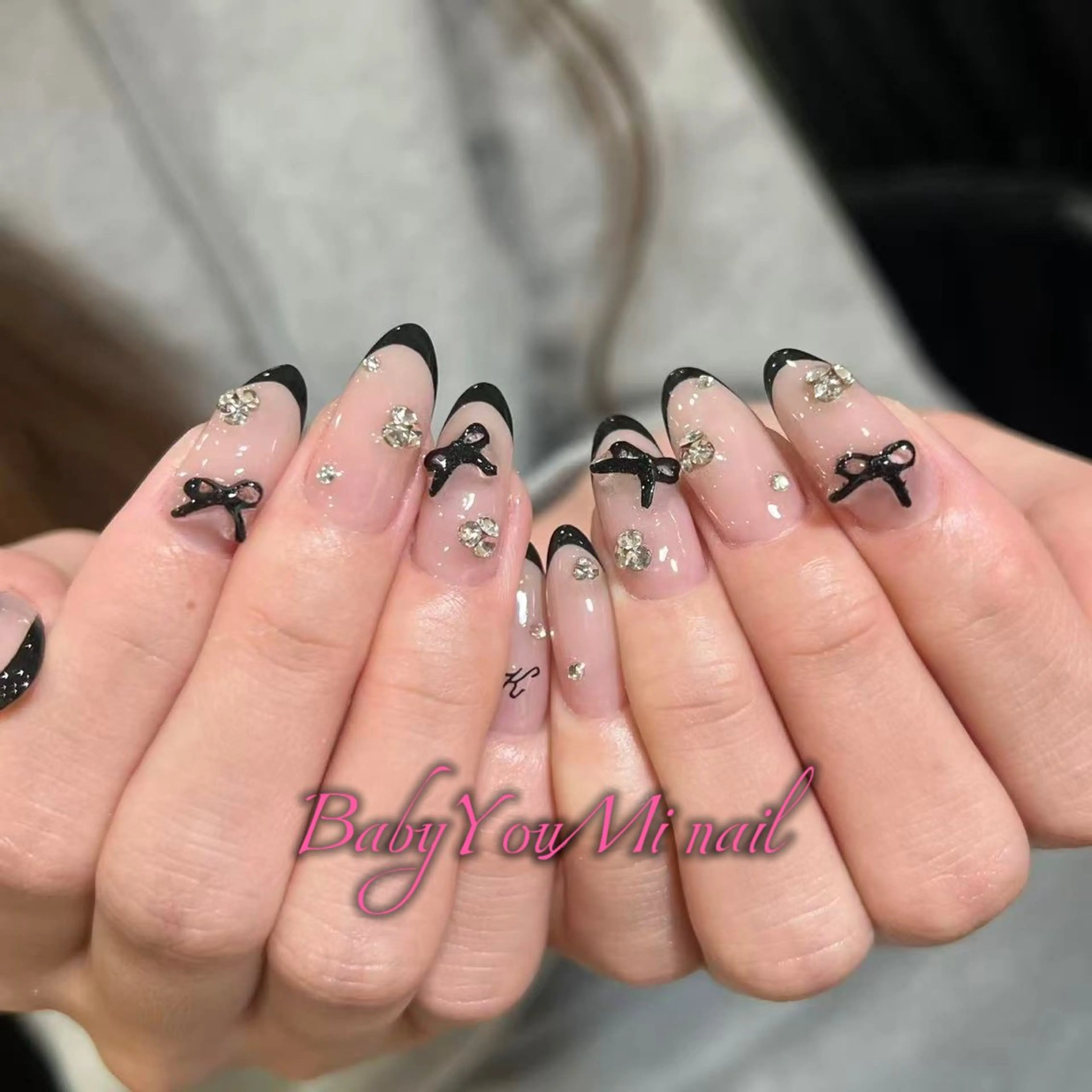 ネイル オーロラネイル フラワーネイル フットネイル フレンチネイル ジェルネイル ハンドネイル BabyYouMi ねねのネイルデザイン