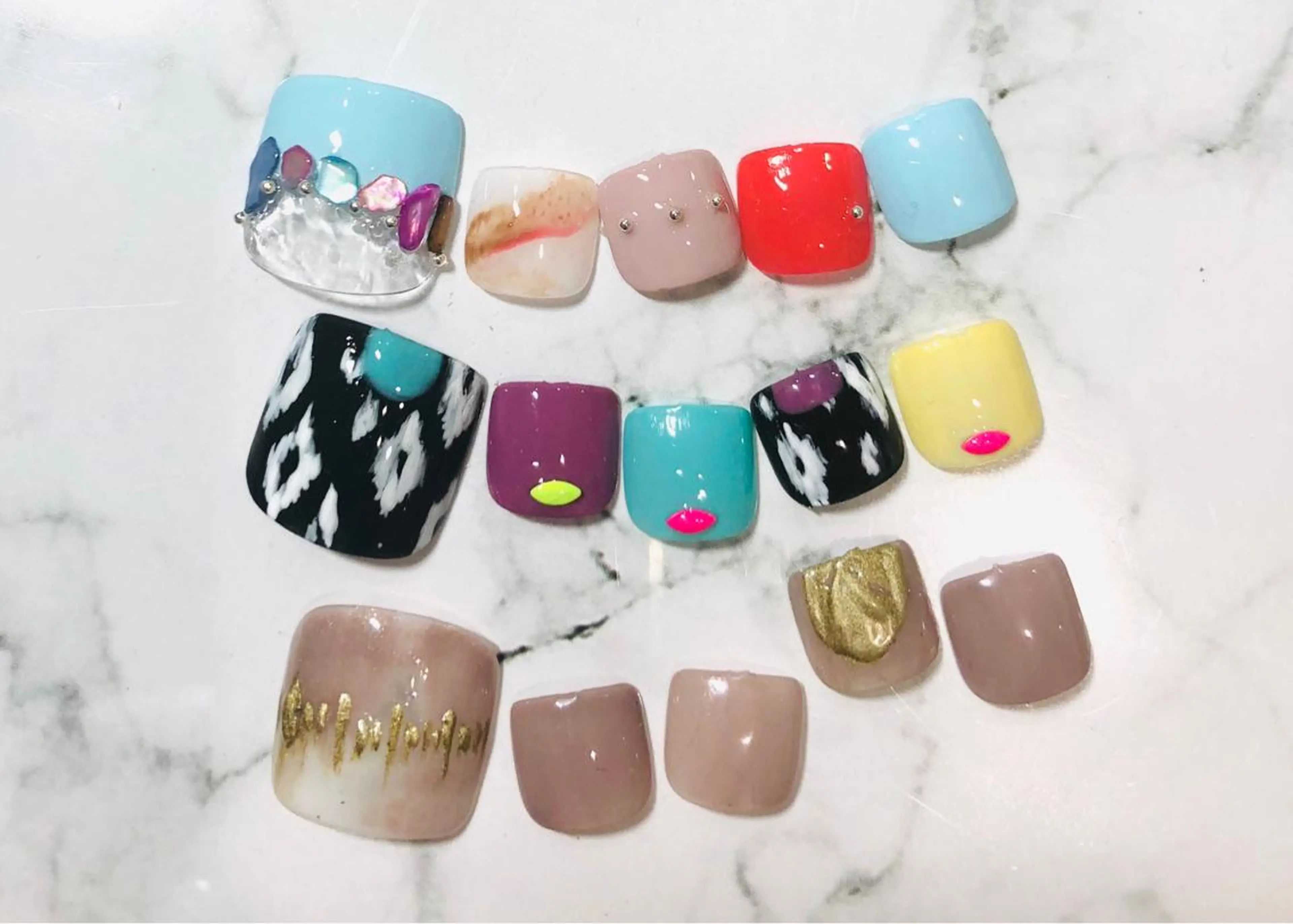 ネイル フットネイル Ｈ3（エイチスリー）所属・H3 hitoのネイルデザイン