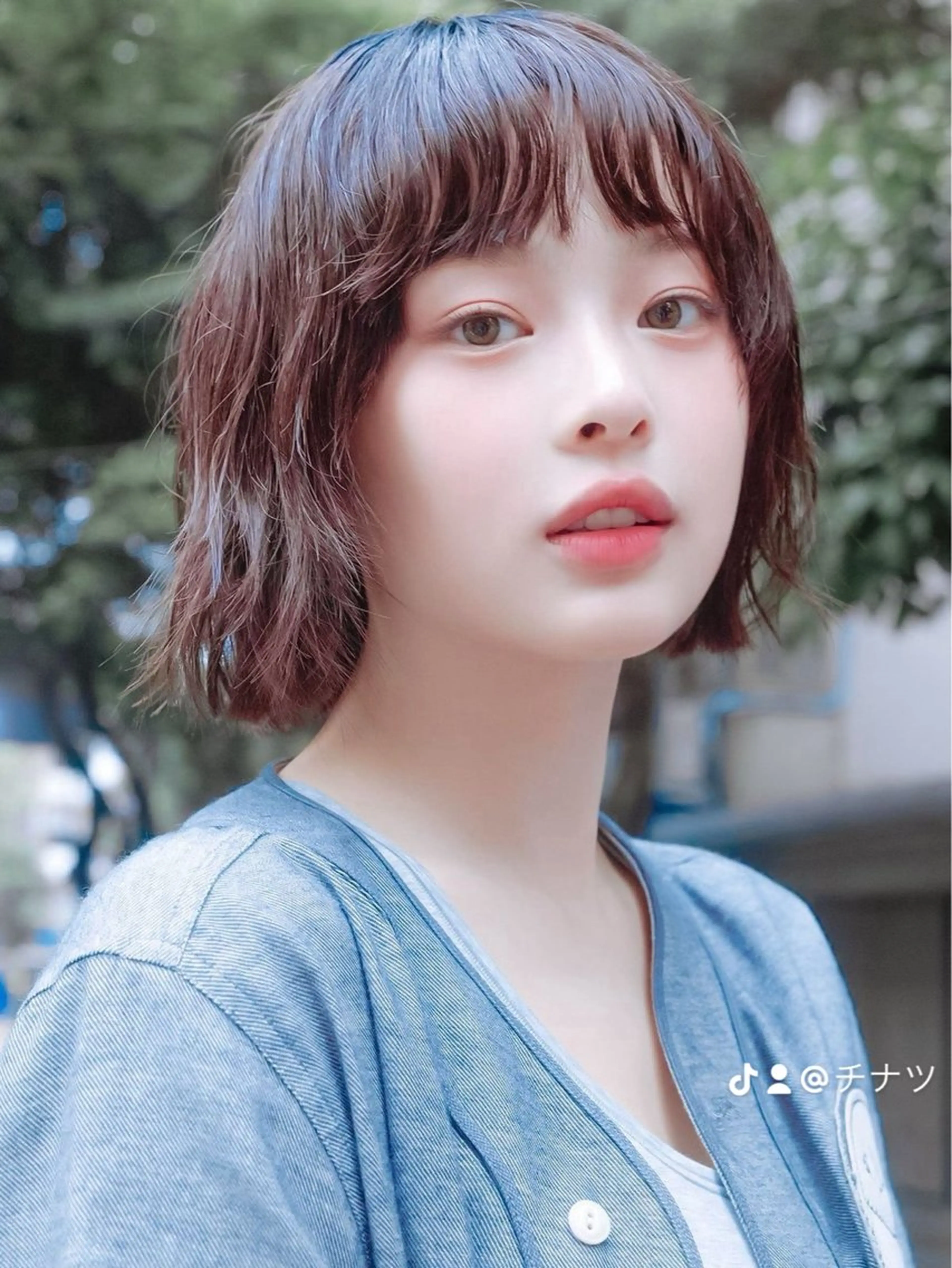 ミディアム カラー カット ヘアカラー トリートメント 表参道/髪質改善・ 透明感 colorのヘアスタイル