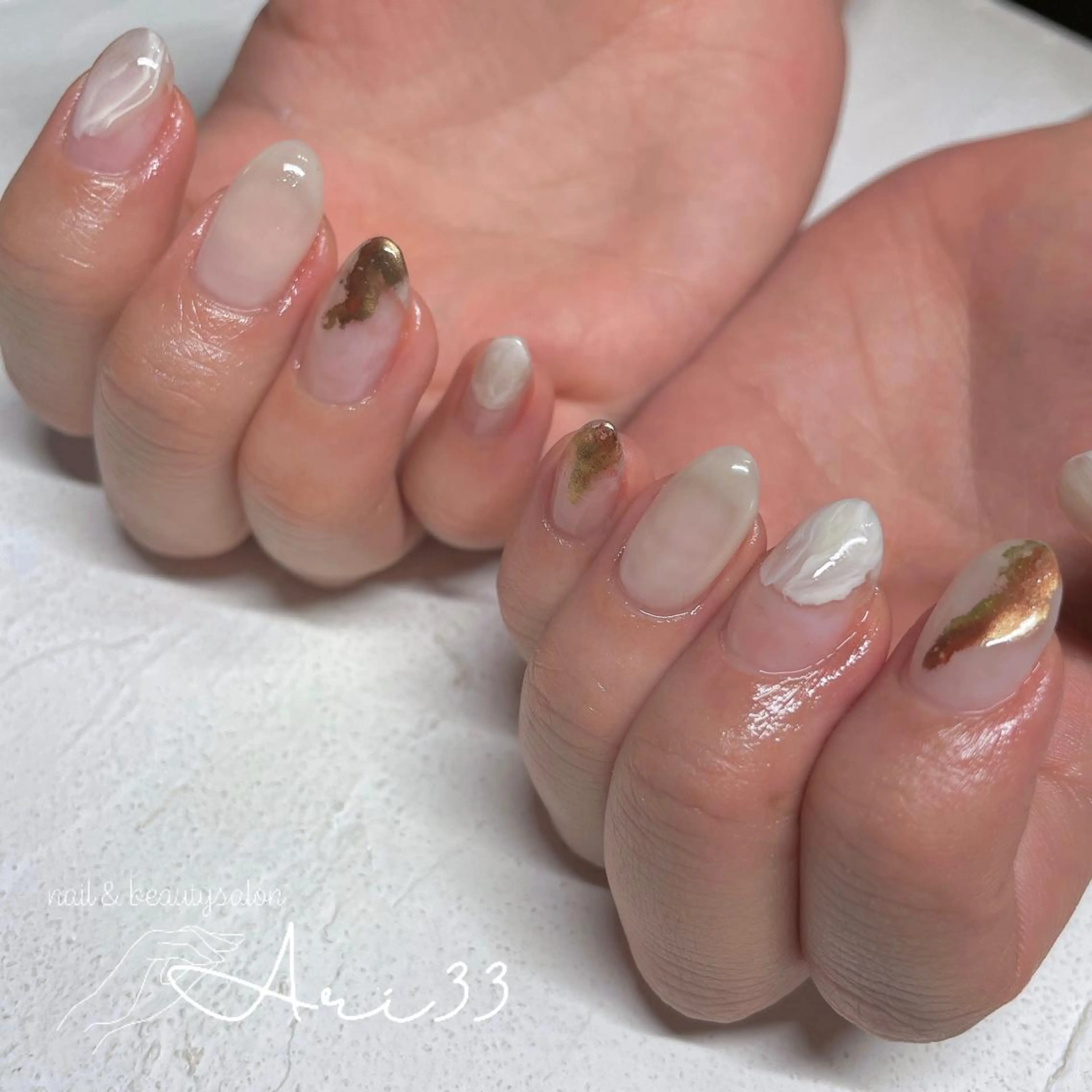 ネイル ハンドネイル プライベートサロン Ari33nailのネイルデザイン
