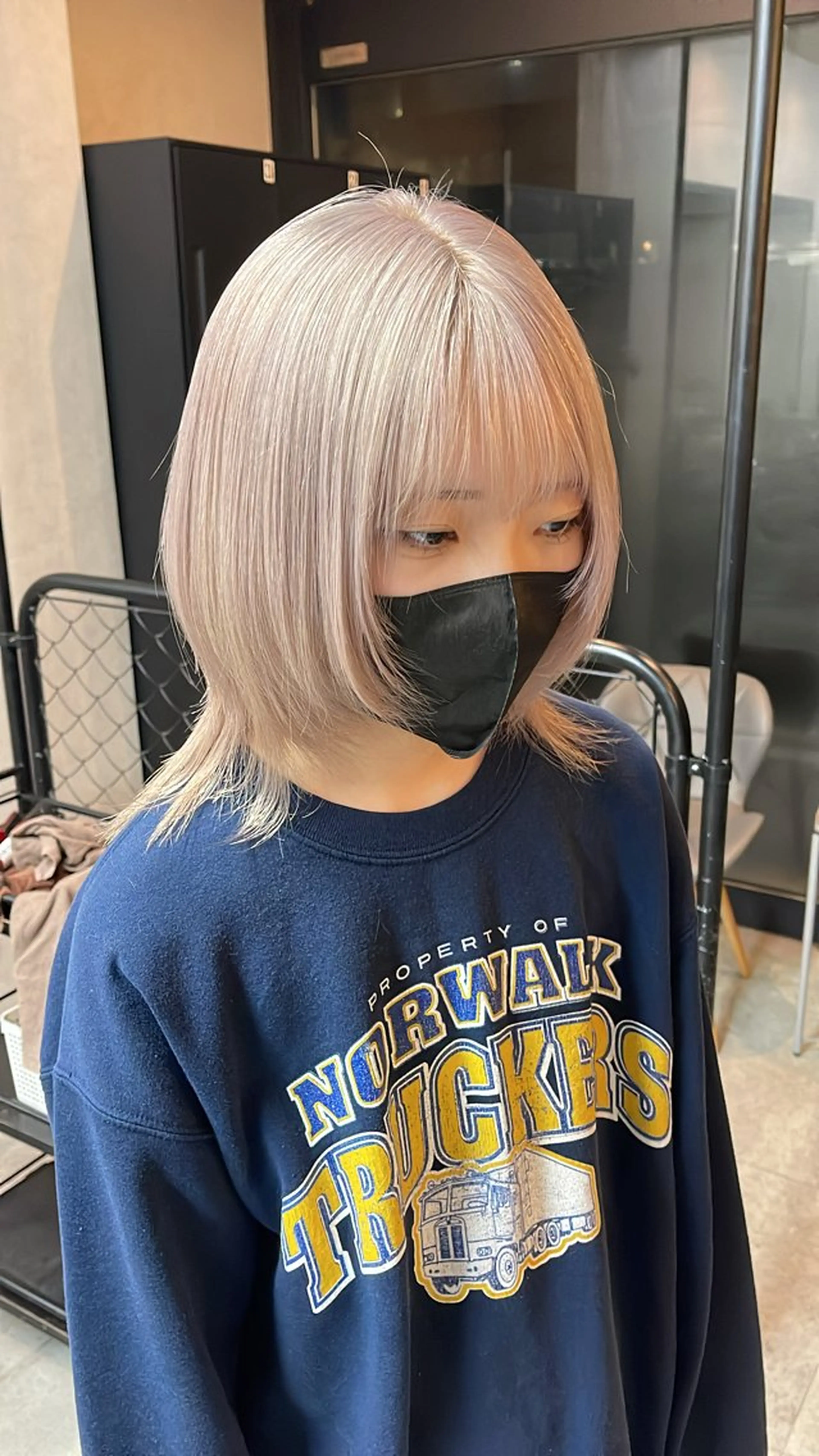 カラー ヘアカラー encount by mahalo 千葉所属・加賀文乃/ハイトーン /艶カラー/派手髪のヘアスタイル