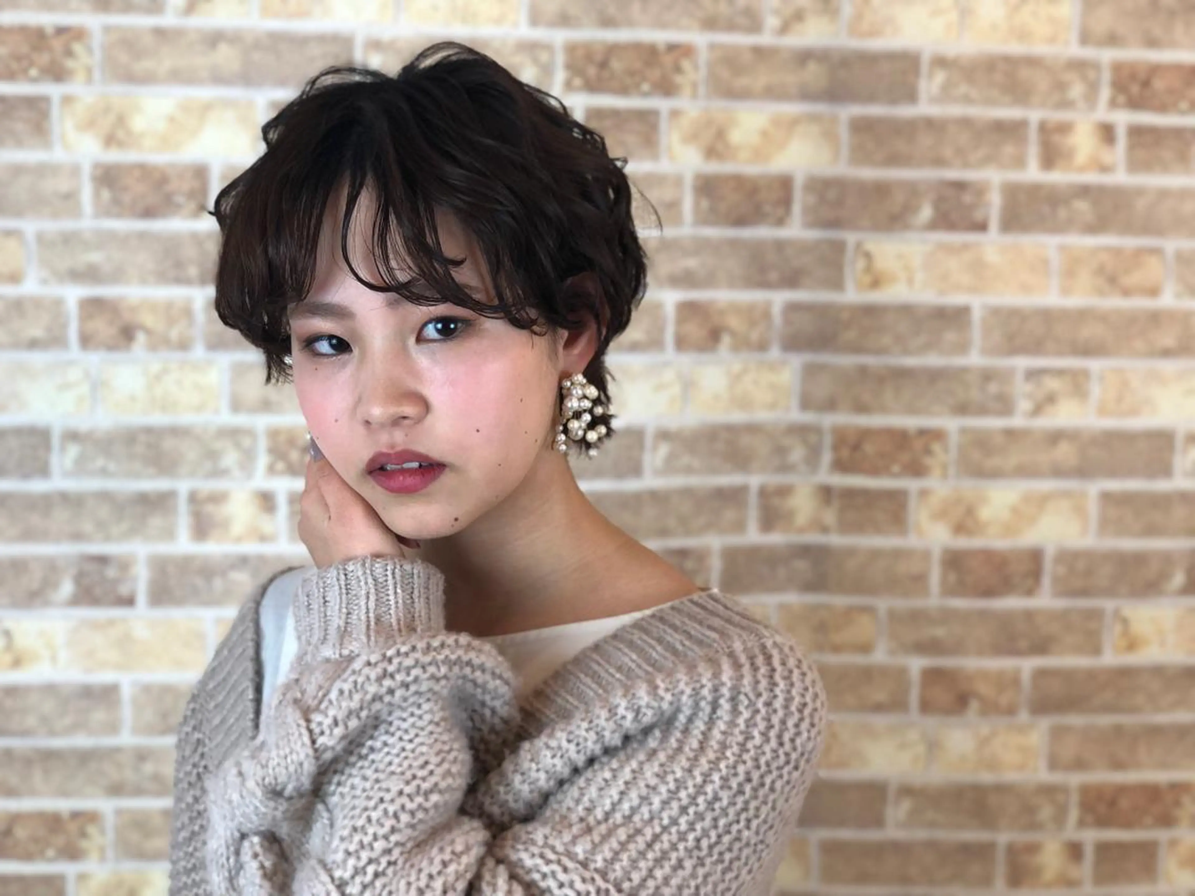 ショート カラー パーマ リリー /Men's/パーマのヘアスタイル