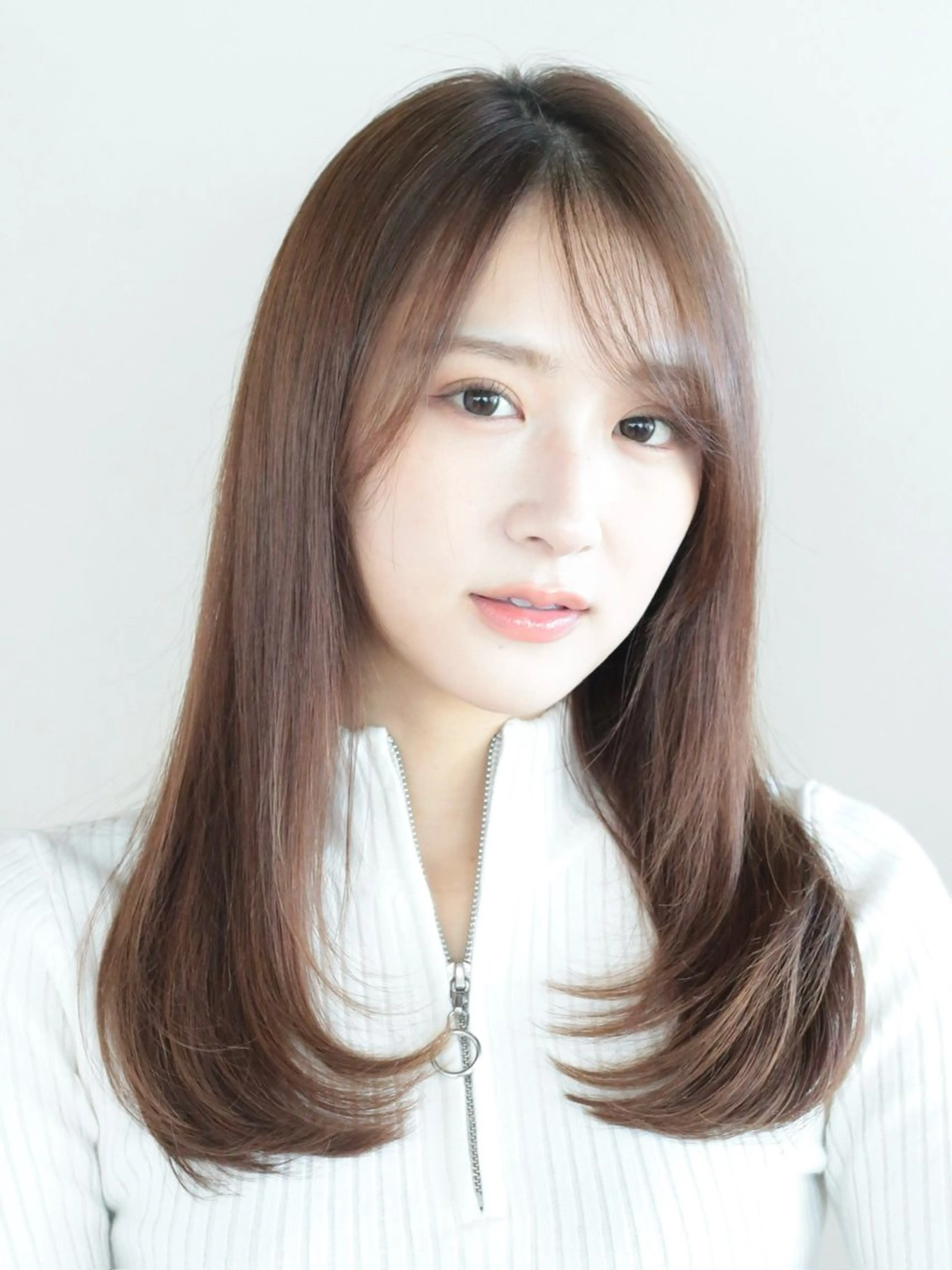 セミロング カラー レイヤーカット カット ヘアカラー トリートメント 髙木美緒🌿 レイヤー/アレンジのヘアスタイル