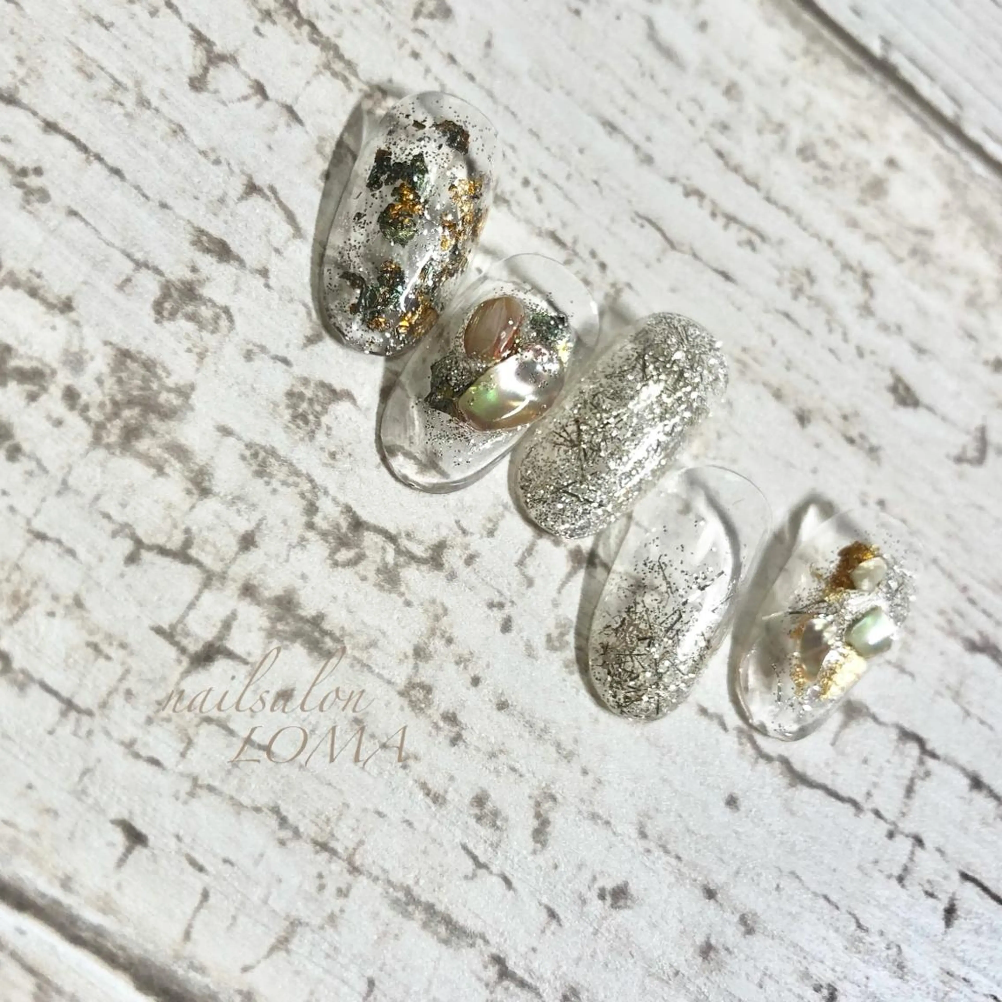 ネイル クリアネイル m-nail所属・m-nail 🌙minamiのネイルデザイン