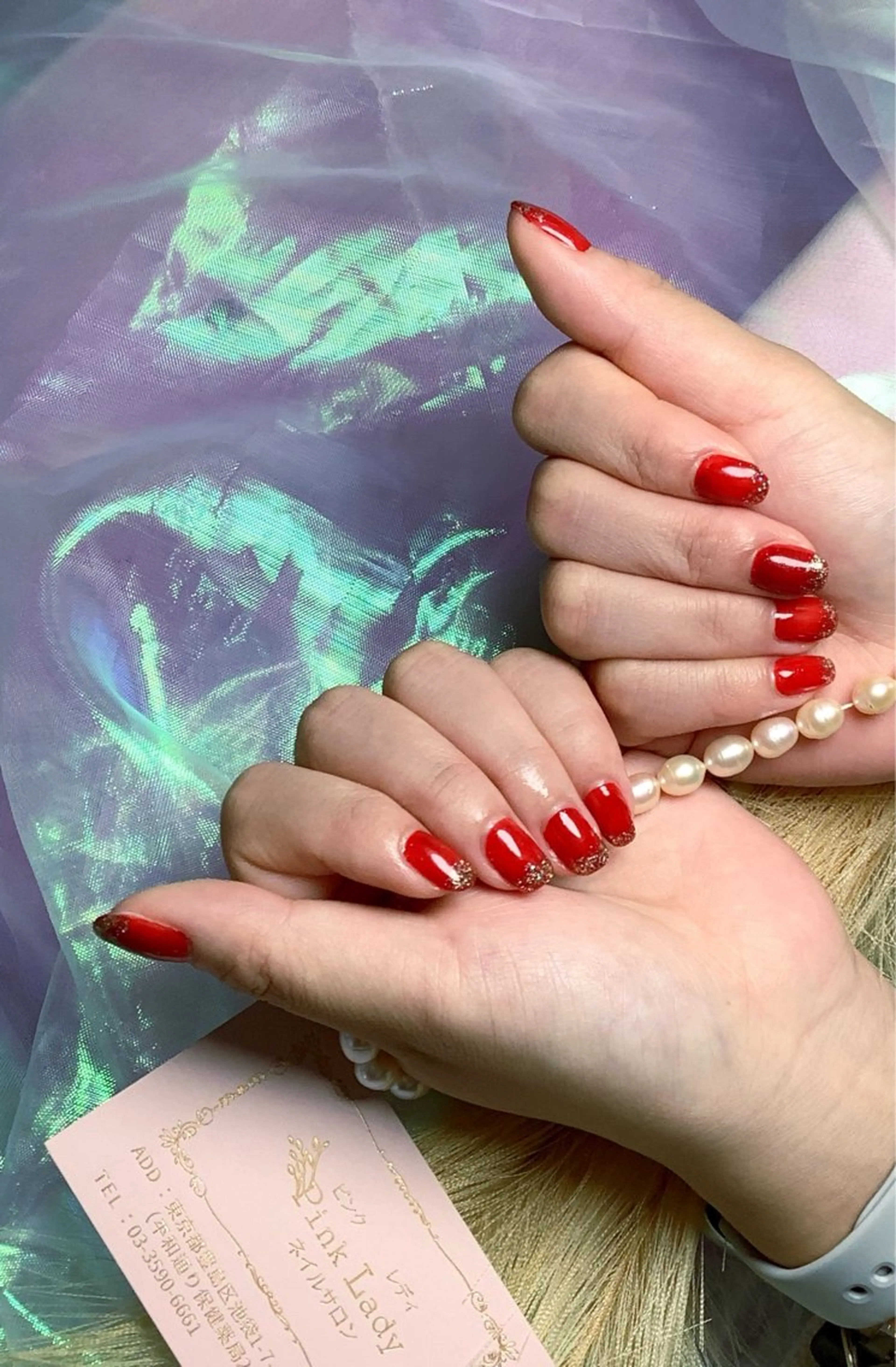 ネイル pink ladyサロン所属・べ にのネイルデザイン