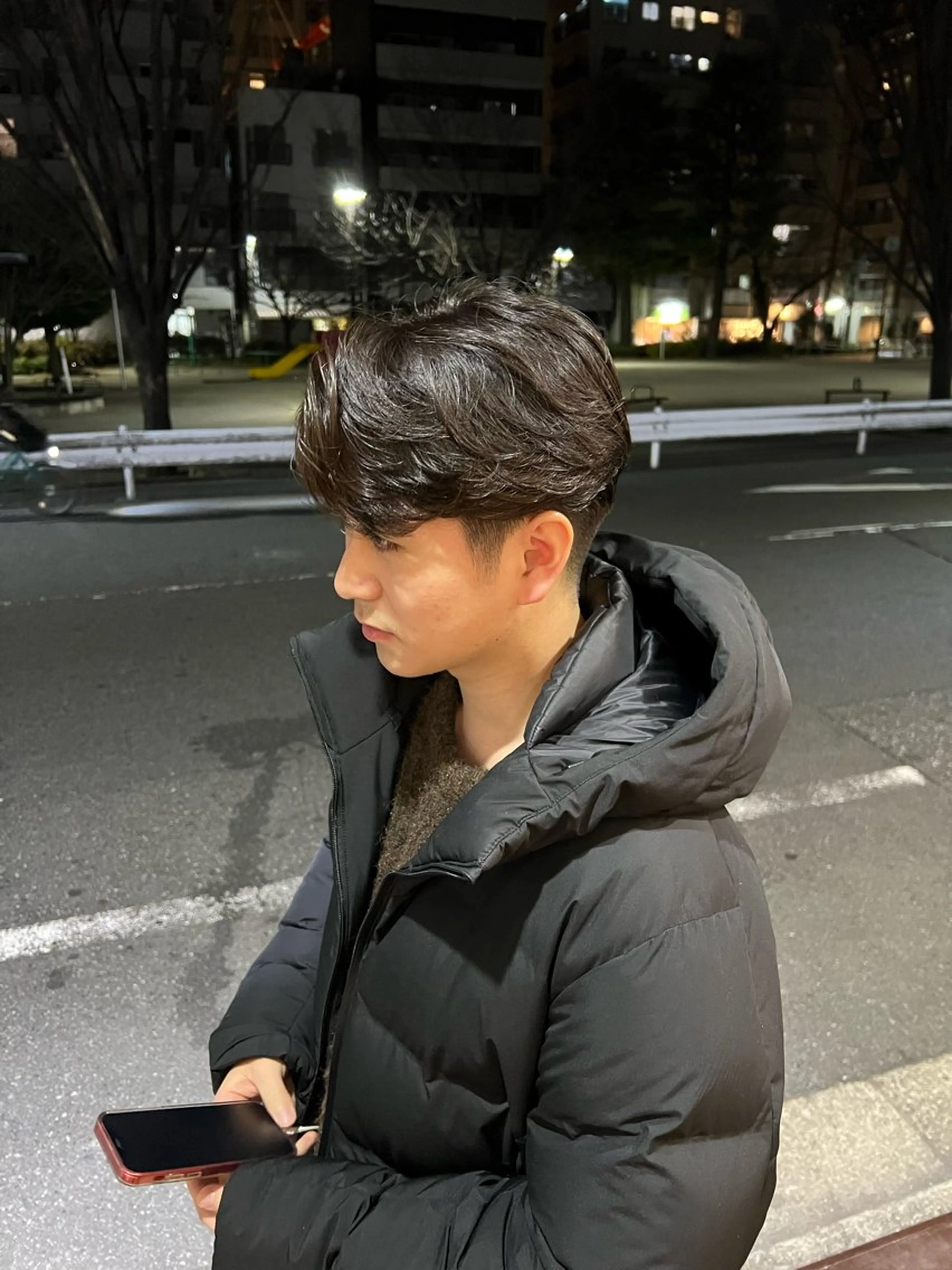 ショート パーマ メンズ カット パーマ salowin渋谷square所属・💫メンズ特化💫 クロカワリュウセイのヘアスタイル