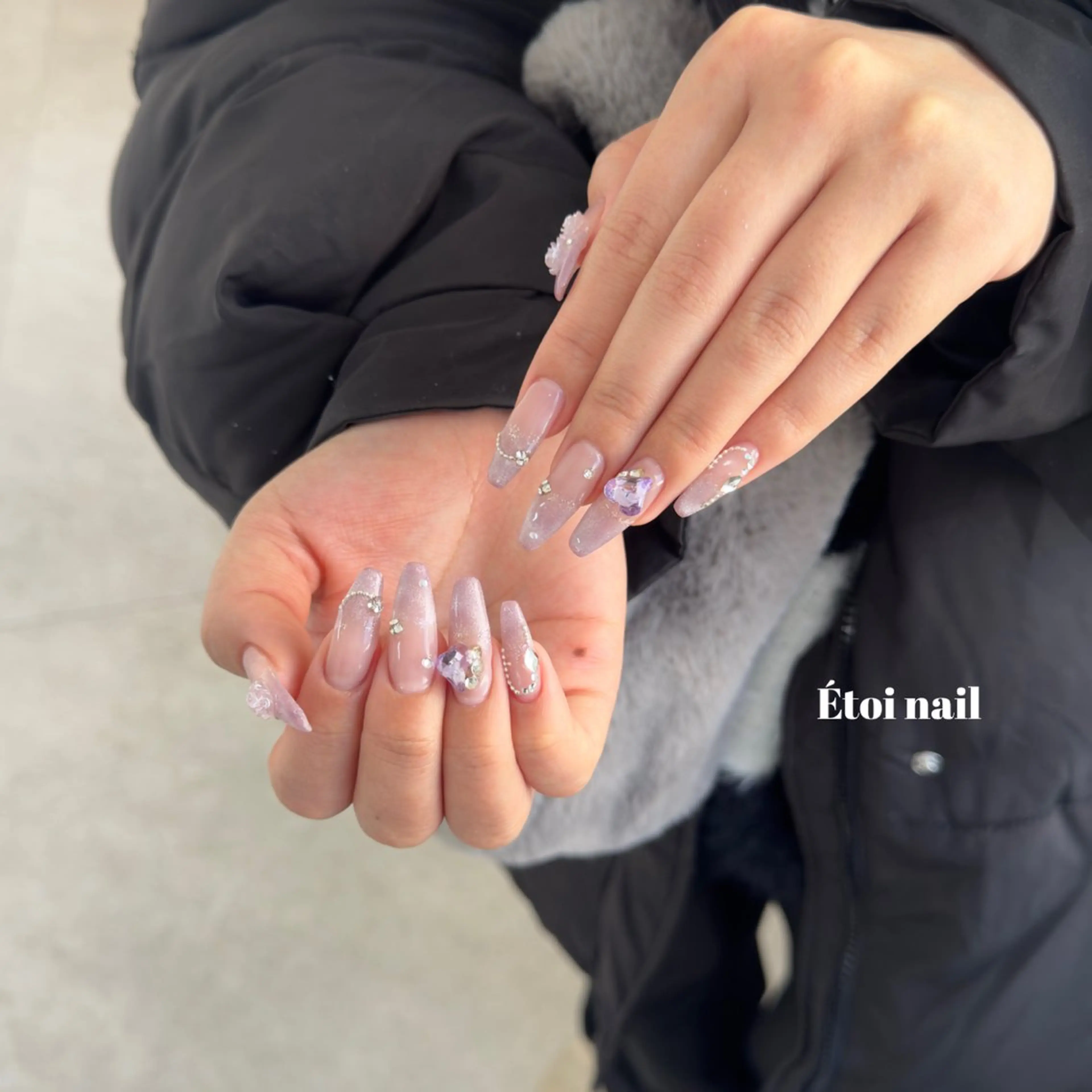 ネイル 持ち込み ハンドネイル Étoi Nail はるのネイルデザイン