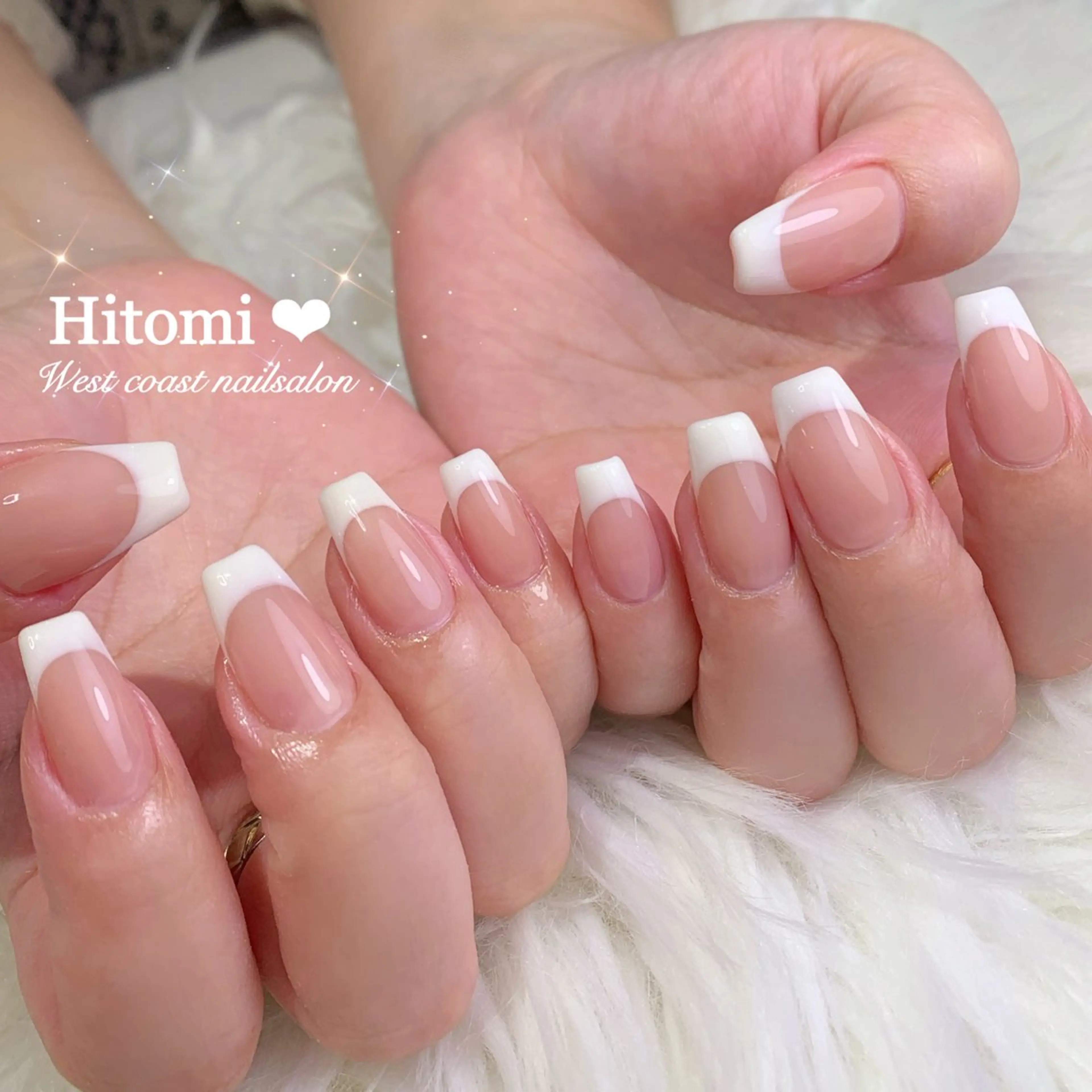 ネイル フレンチネイル 卒業式 オフィスネイル シンプルネイル ブライダルネイル ハンドネイル Hi_nails \ パラジェル取扱店のその他イメージ