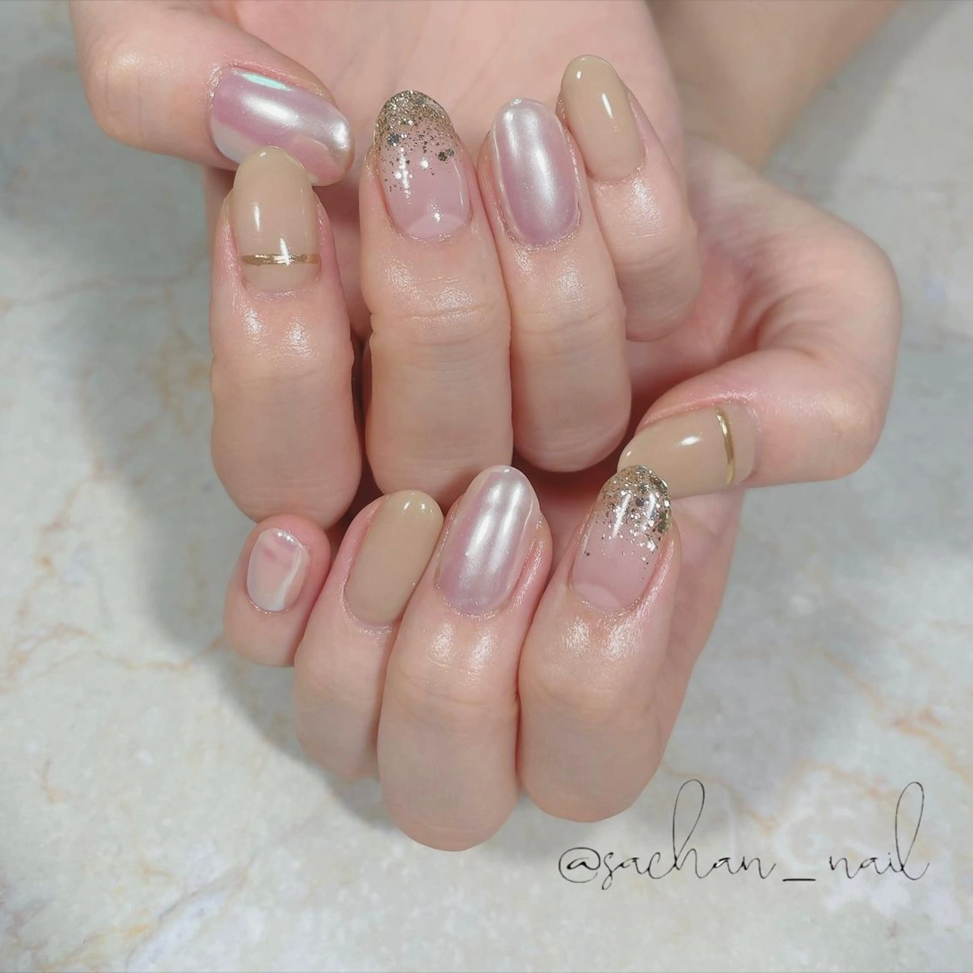 ネイル ハンドネイル Sukegawa Satsukiのネイルデザイン