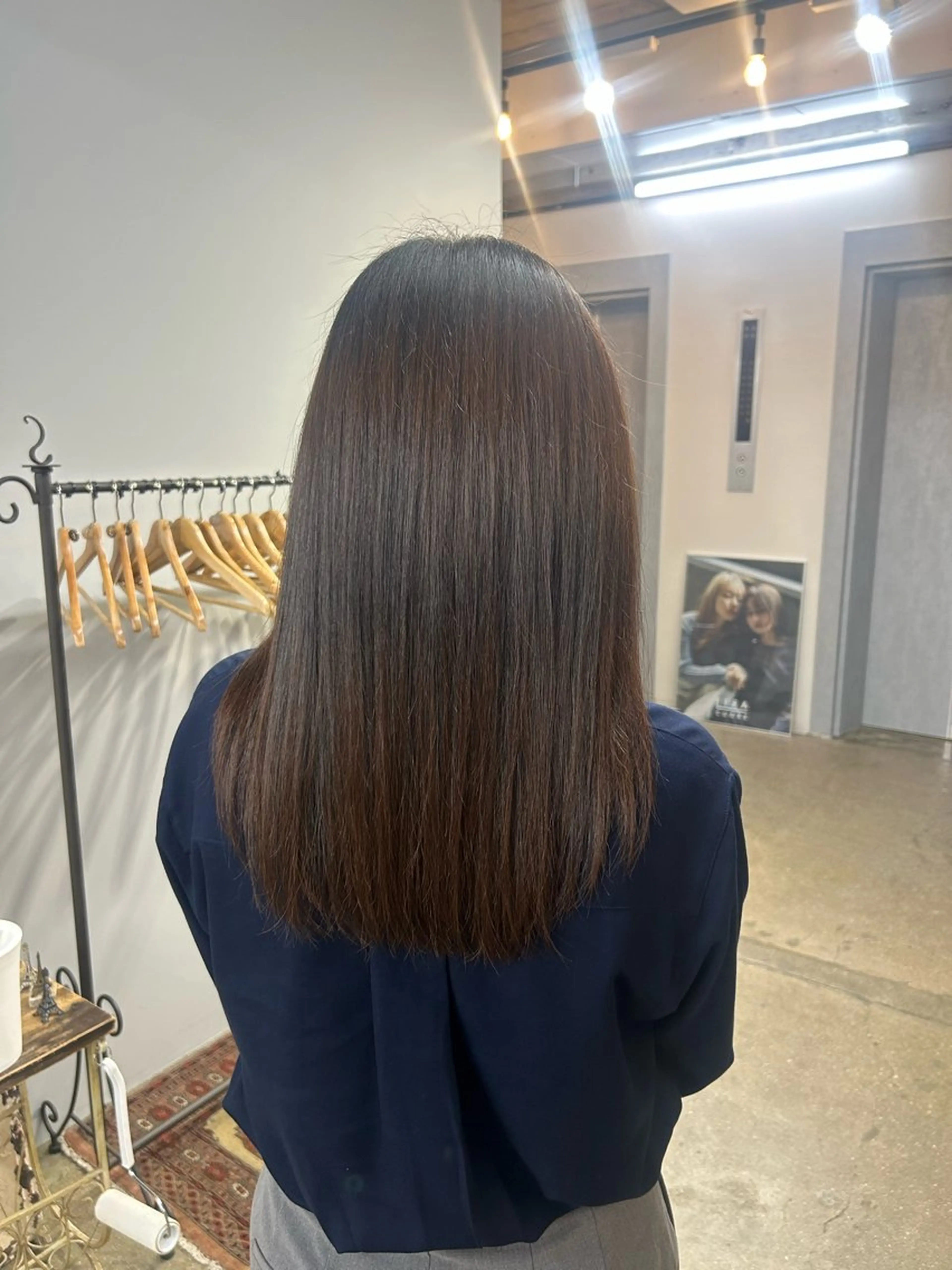 セミロング 髪質改善 トリートメント サワムラ ソナタのヘアスタイル