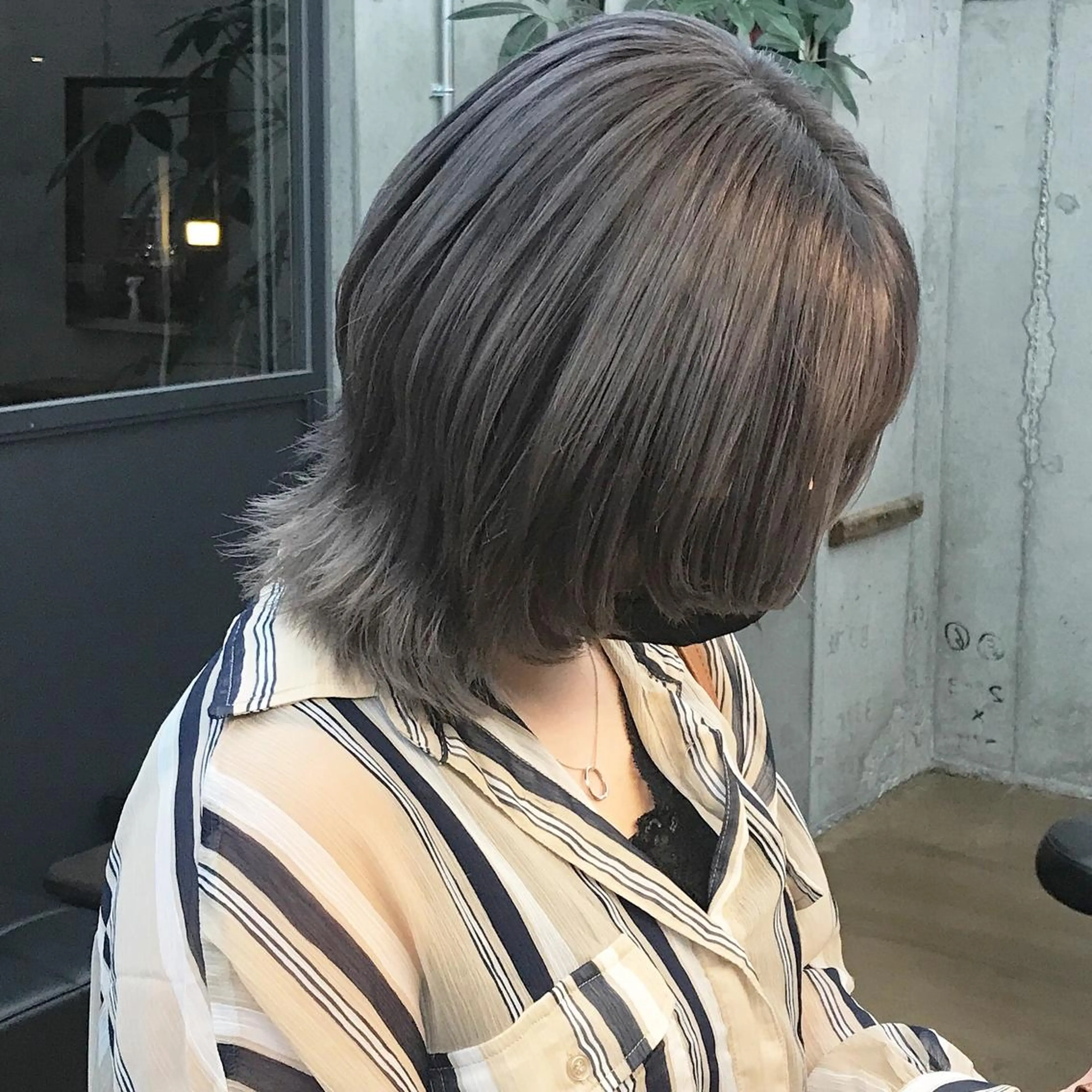 ミディアム カラー ウルフカット カット ヘアカラー トリートメント ヘアセット ✂︎ウルフ・ショート ✂︎MIKUNIのヘアスタイル