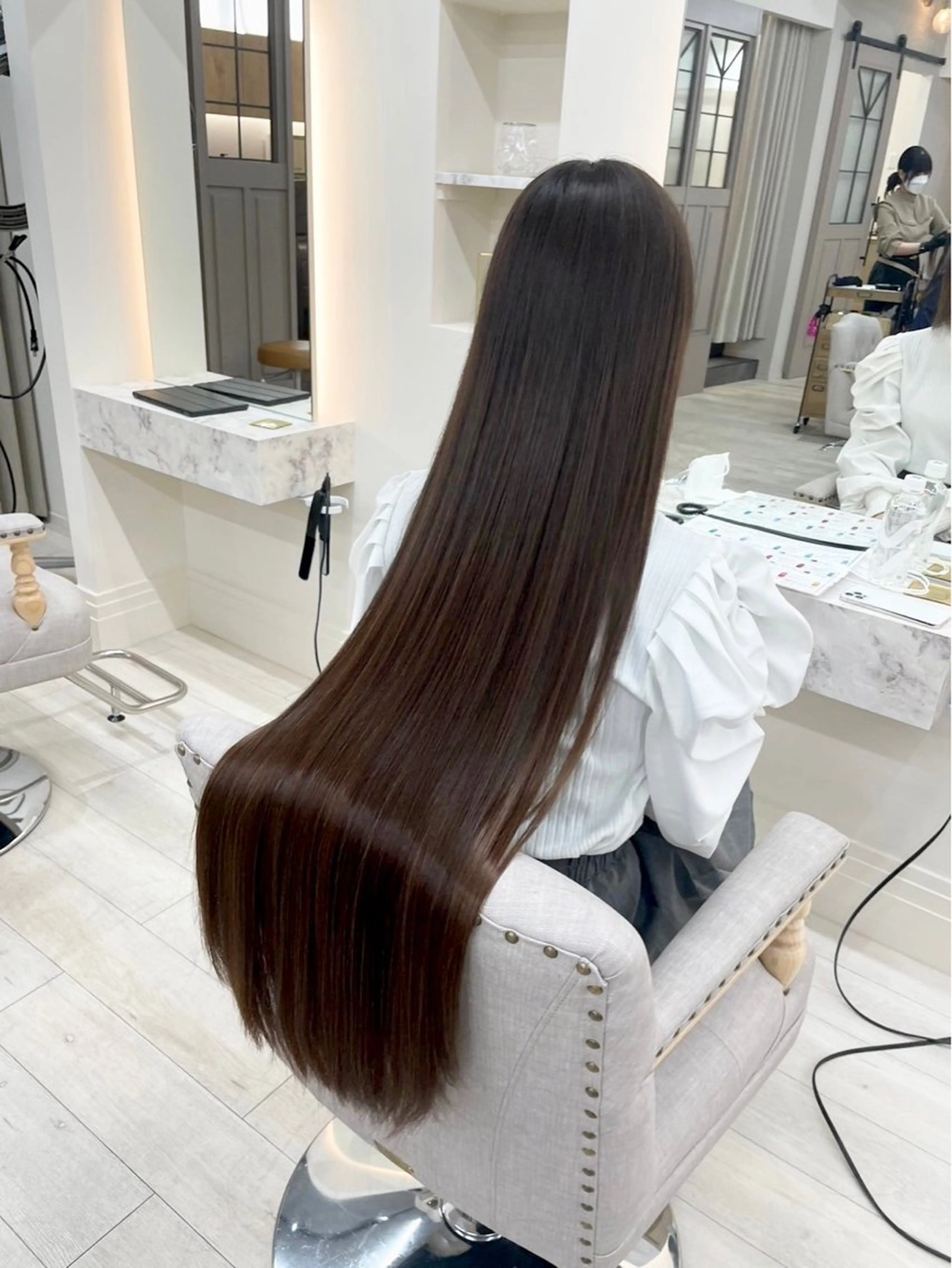 あかり🍎🤍 ストレートモデル🫧のヘアスタイル