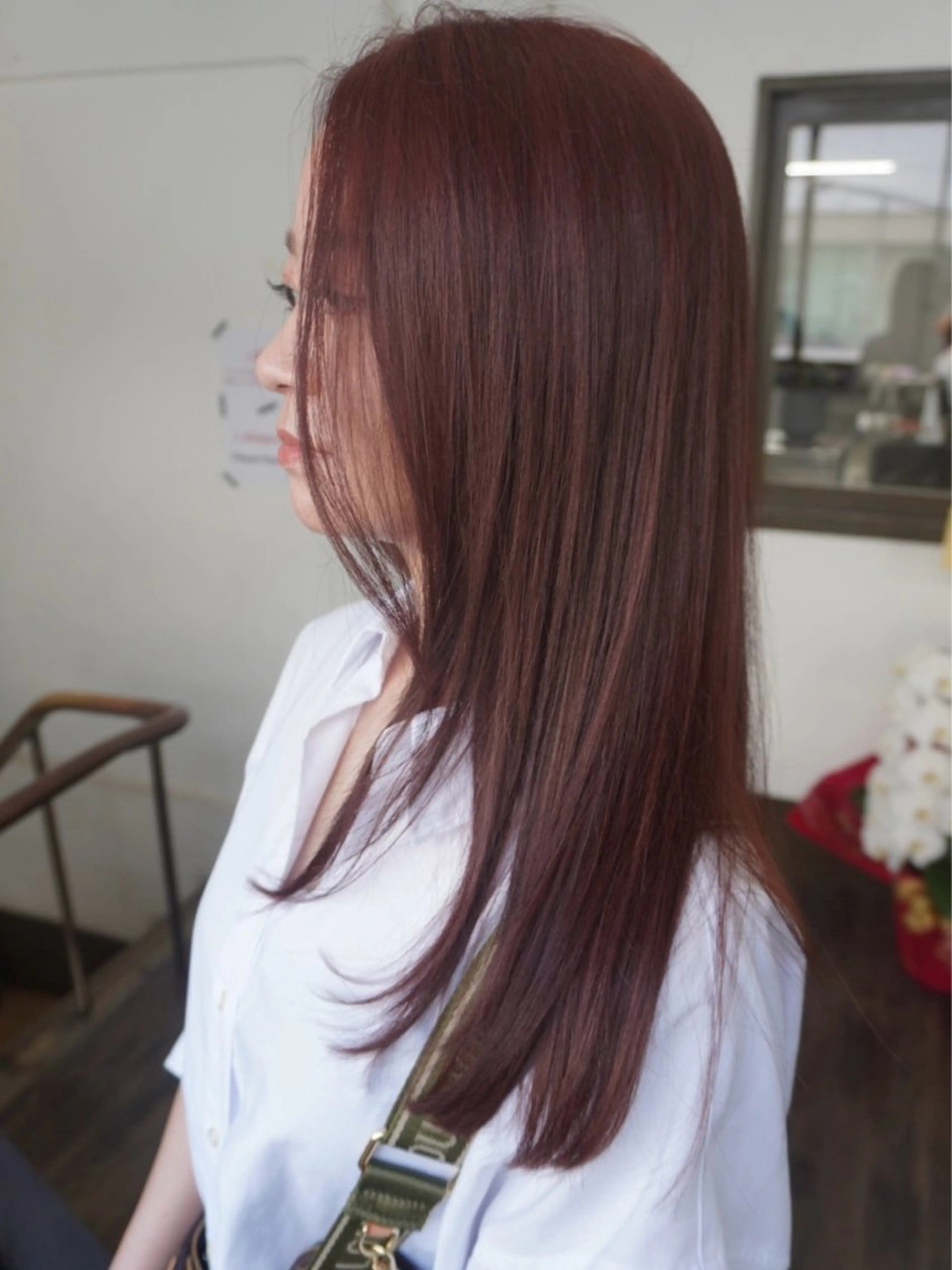 髪質改善カラーの写真