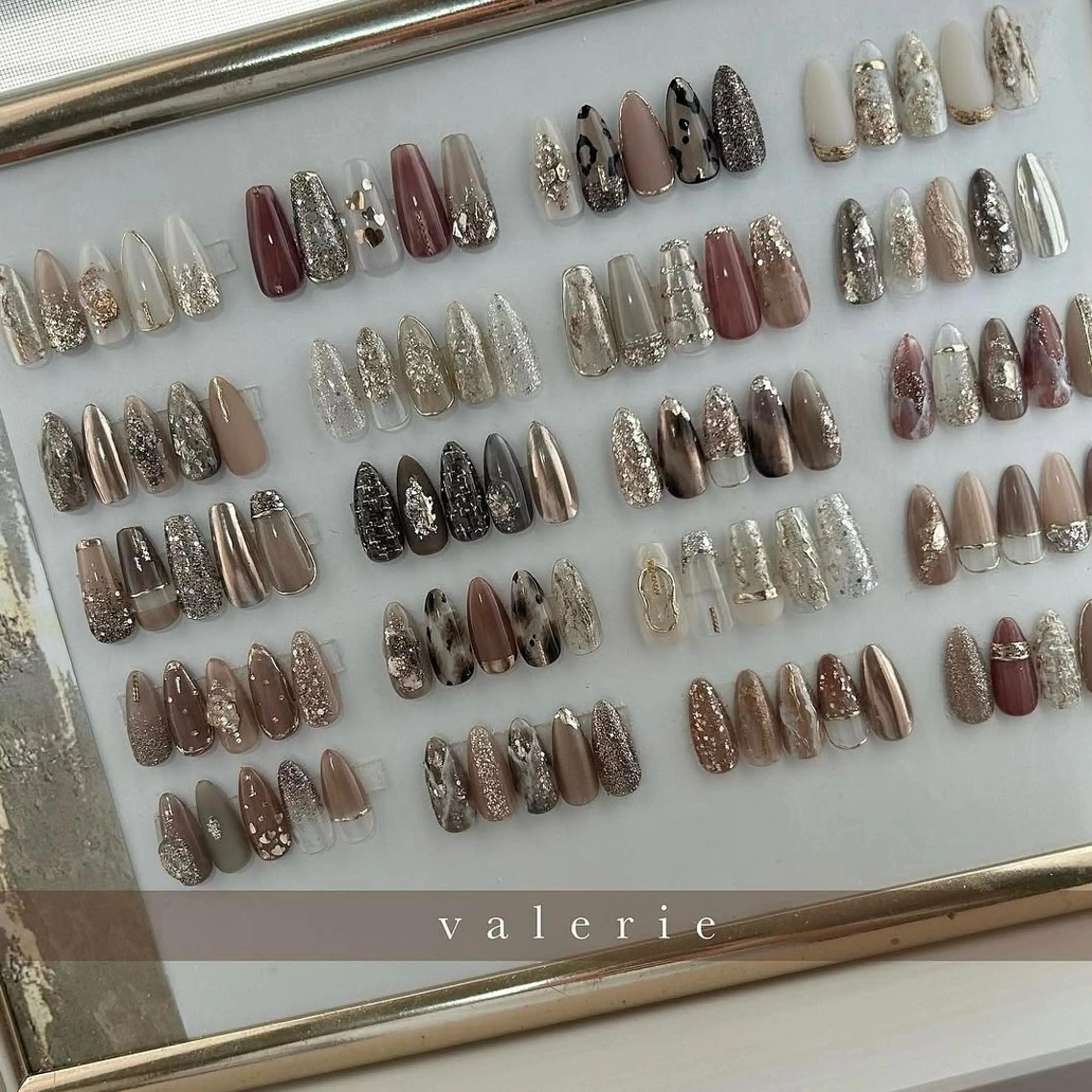 セミロング ハンドネイル private nailsalon valerie所属・valerie /  miyuのネイルデザイン