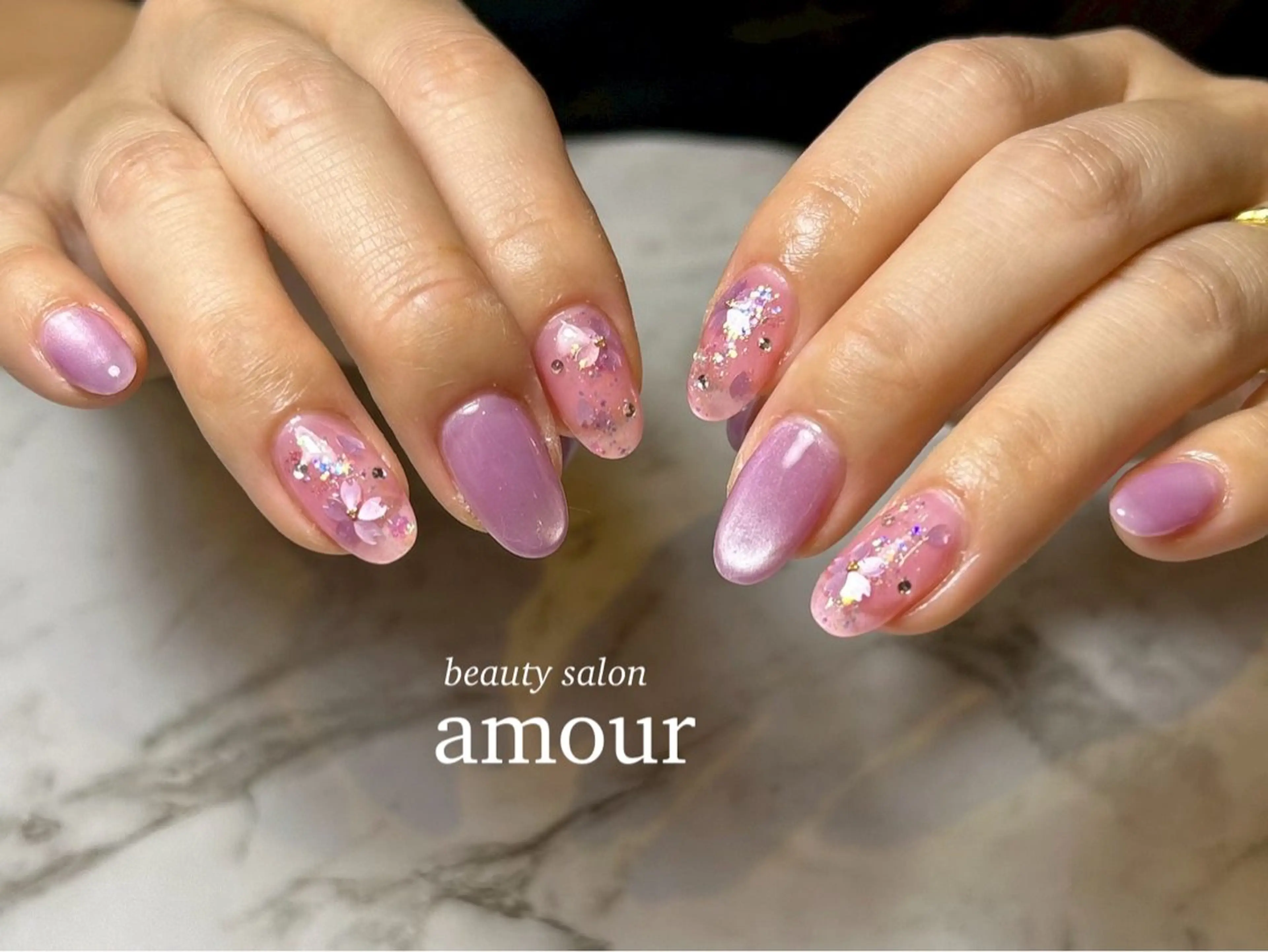 ネイル ハンドネイル amour 平塚所属・amour 平塚店のネイルデザイン