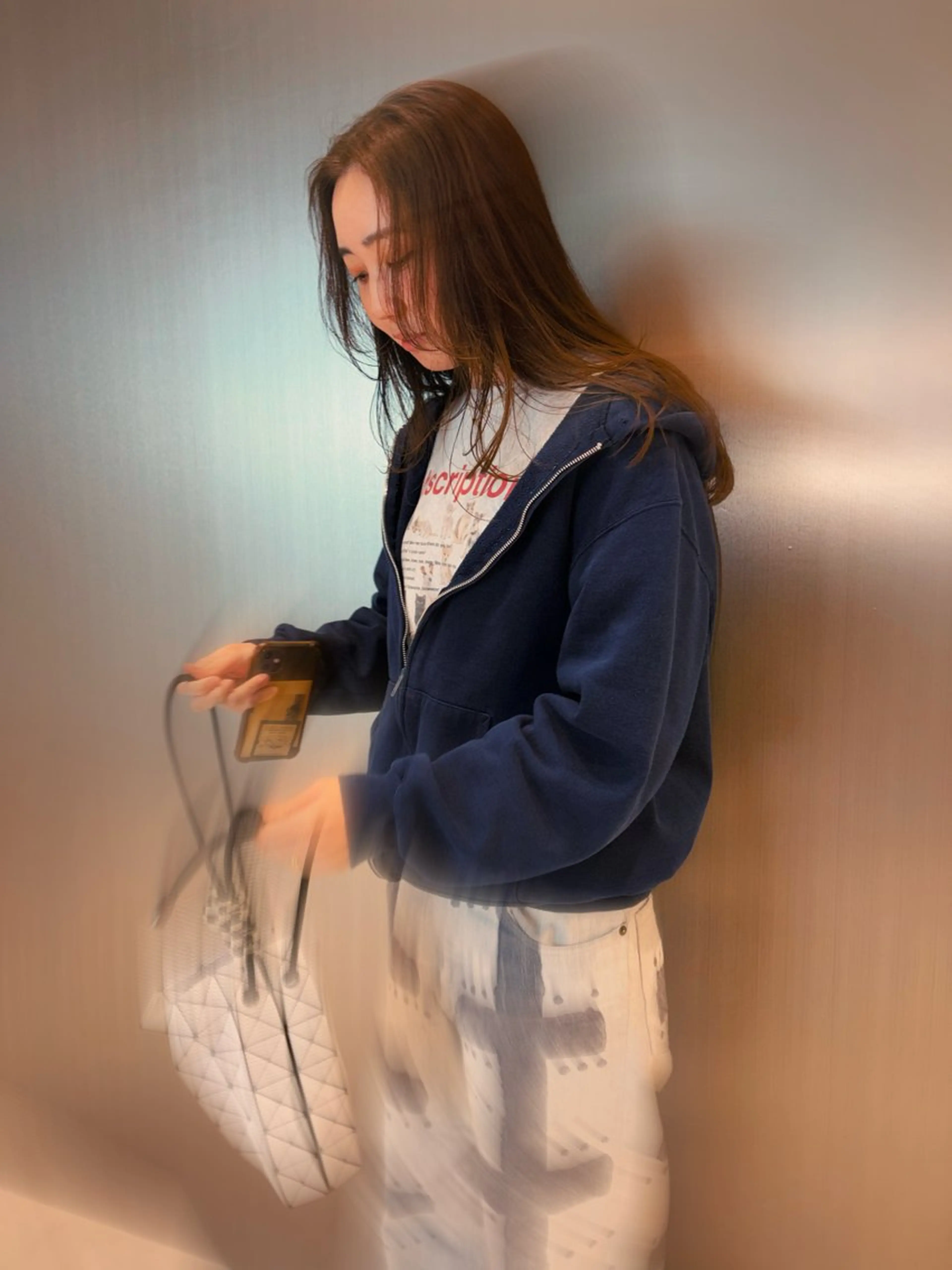 セミロング カラー カット ヘアカラー トリートメント 吉武 茂暉のヘアスタイル