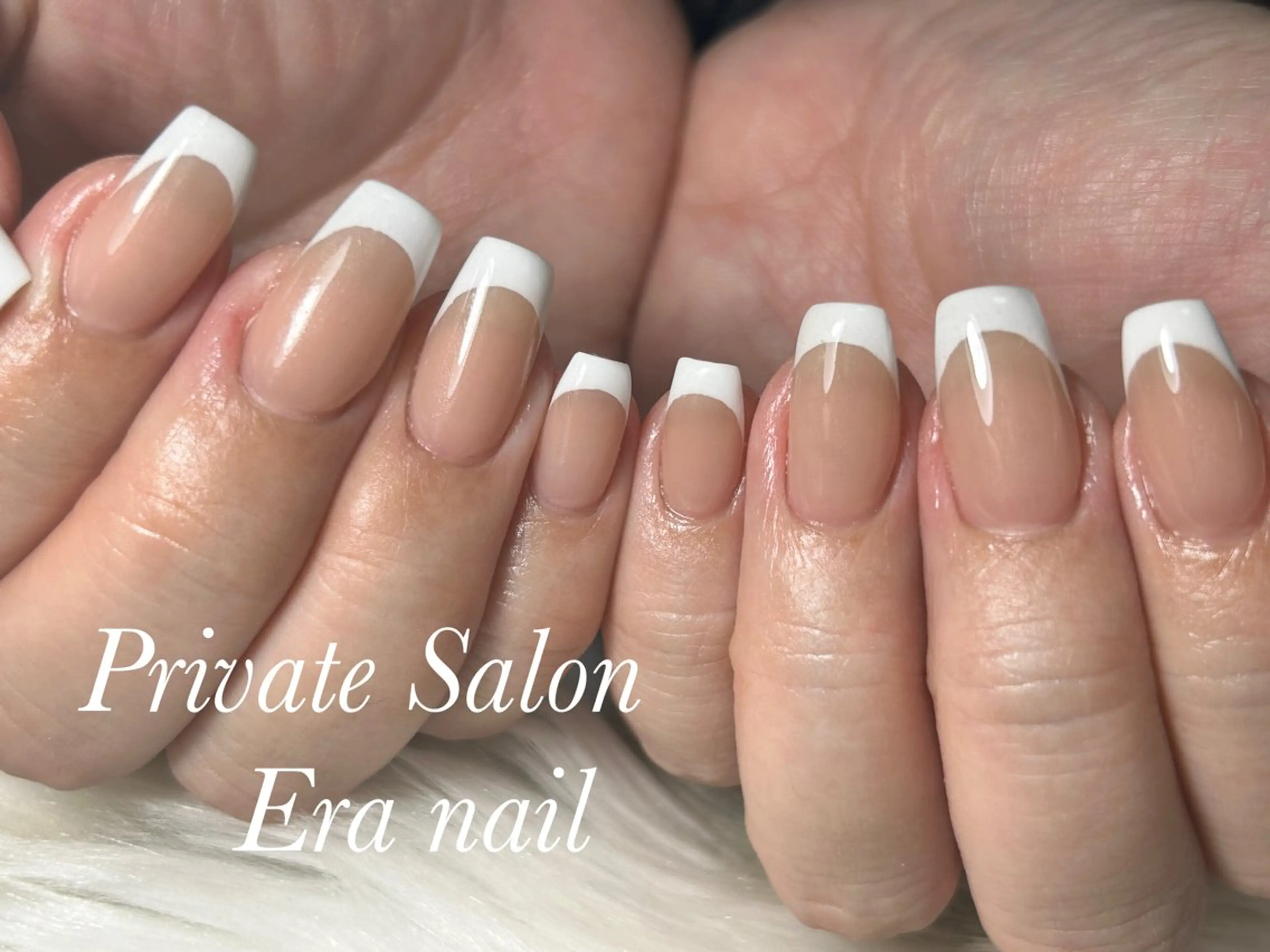 ネイル フレンチネイル ハンドネイル Era nailのネイルデザイン