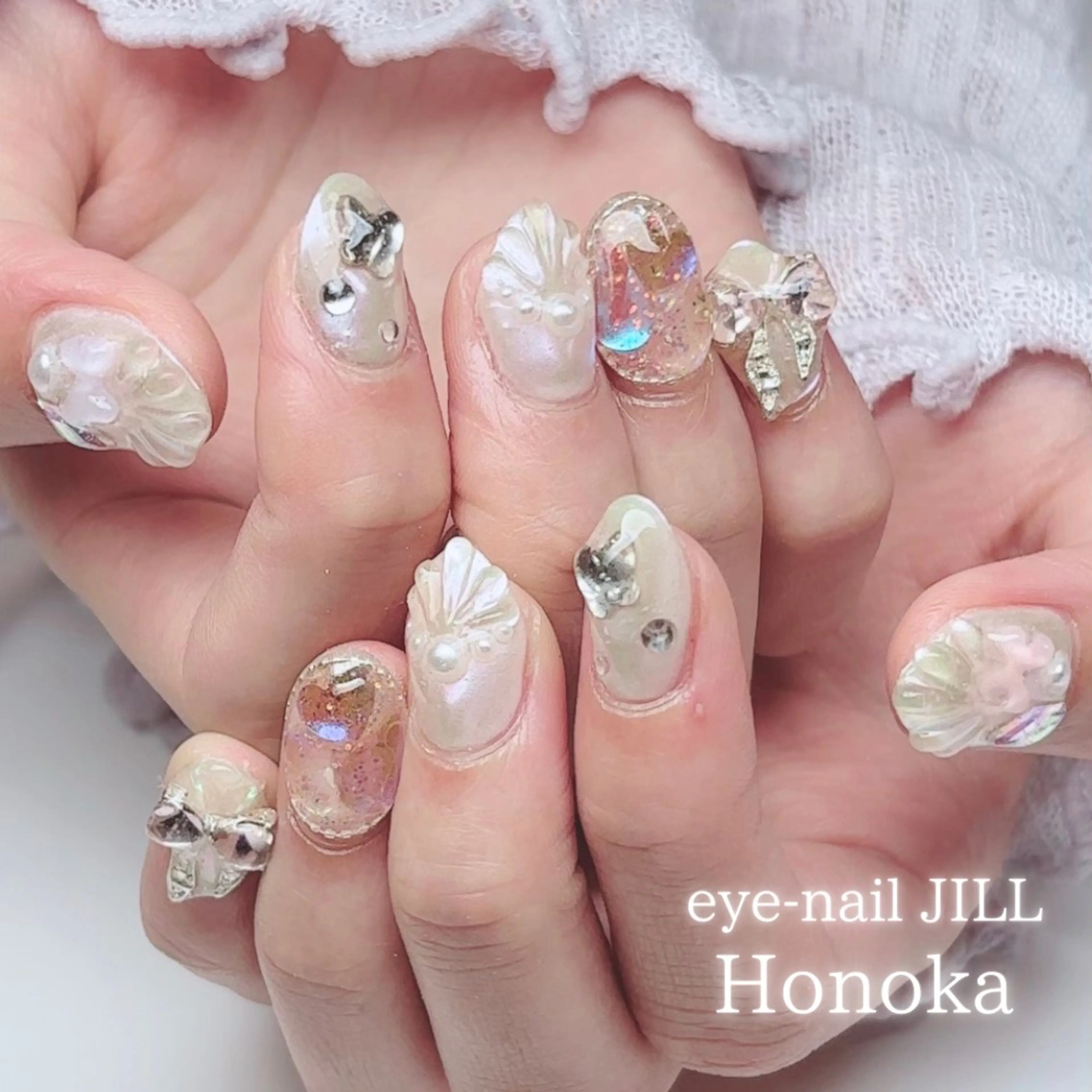 冬休み限定⛄️❄当日限定1000円OFF💓持ち込みデザインOK❣️アート、パーツ付け放題💖新規オフ無料‼️の写真