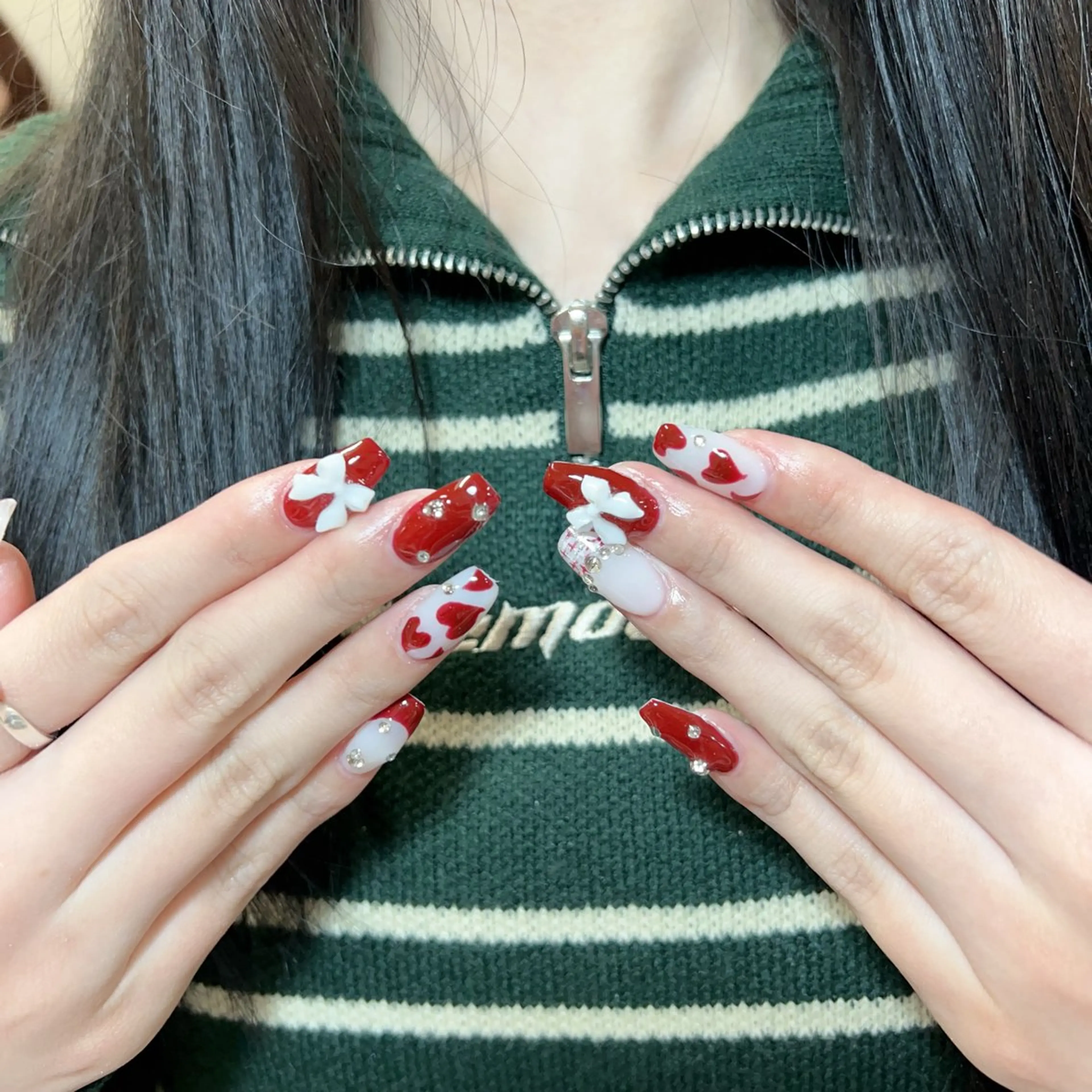 ネイル アートネイル ハンドネイル 🍄Lemode 韓国風ネイル🍄のネイルデザイン