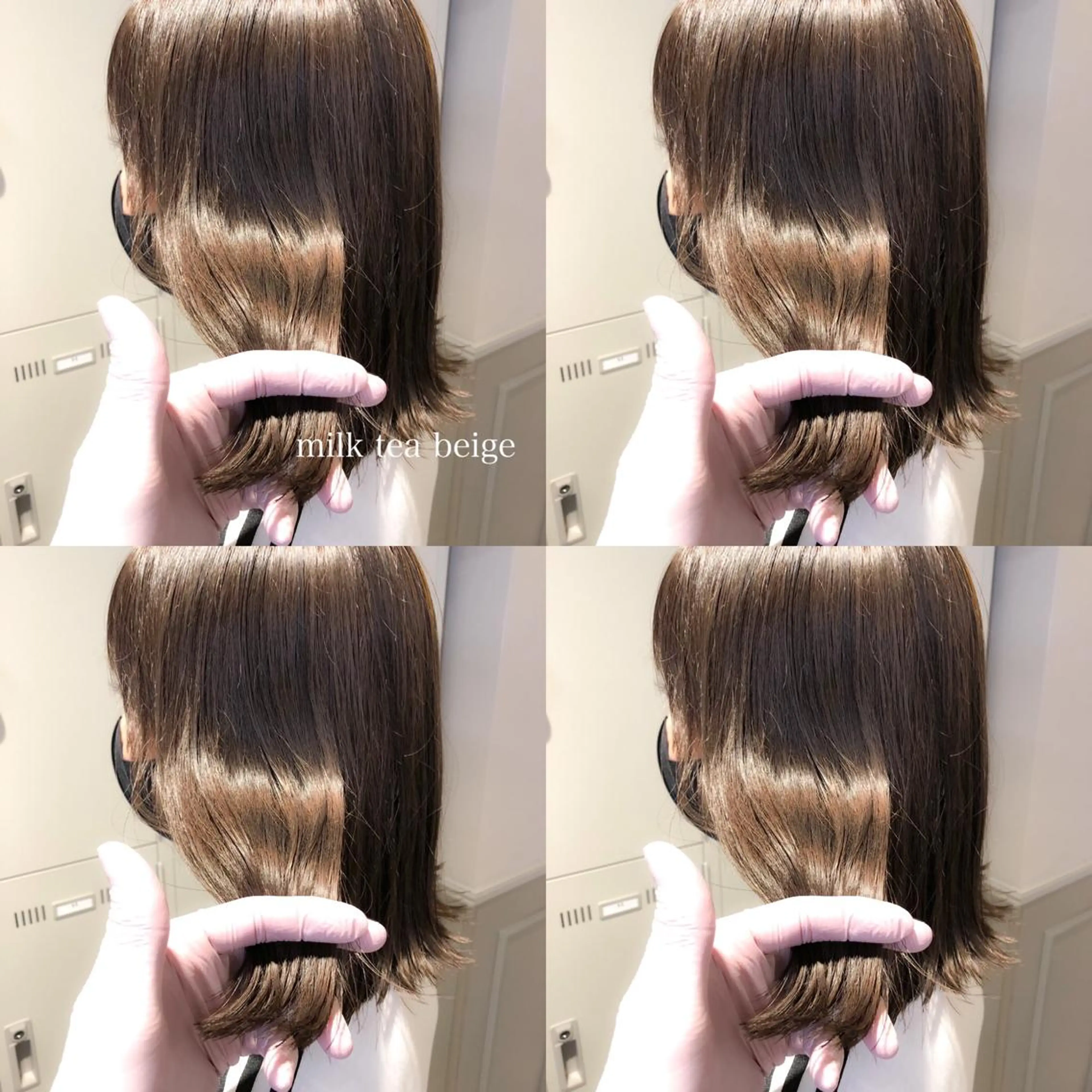 ミディアム カラー カット ヘアカラー トリートメント 🌈ハイトーン×暗髪 🦄TAKUMI🦄のヘアスタイル