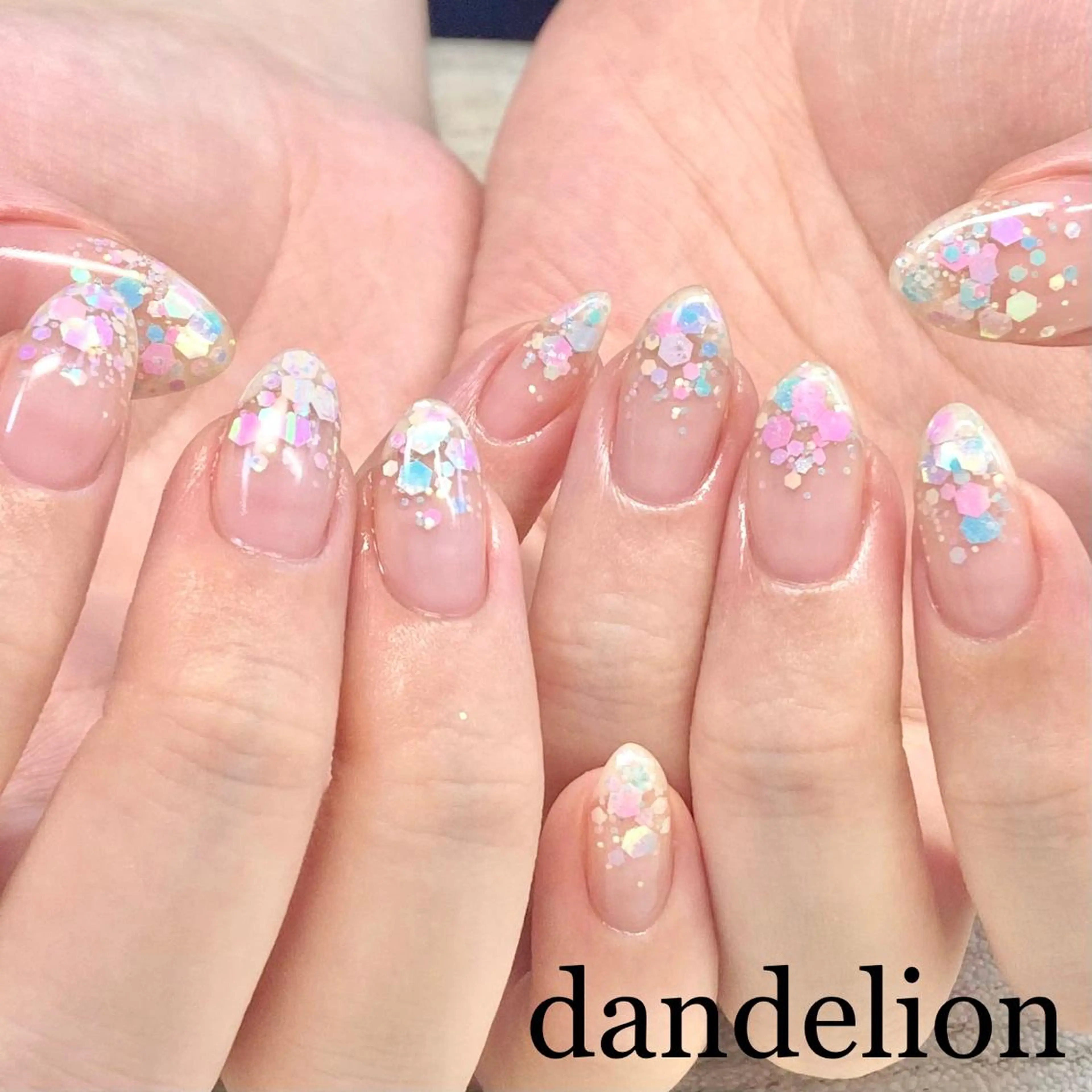 ネイル ハンドネイル ハンドケア dandelion ダンデライオンのネイルデザイン